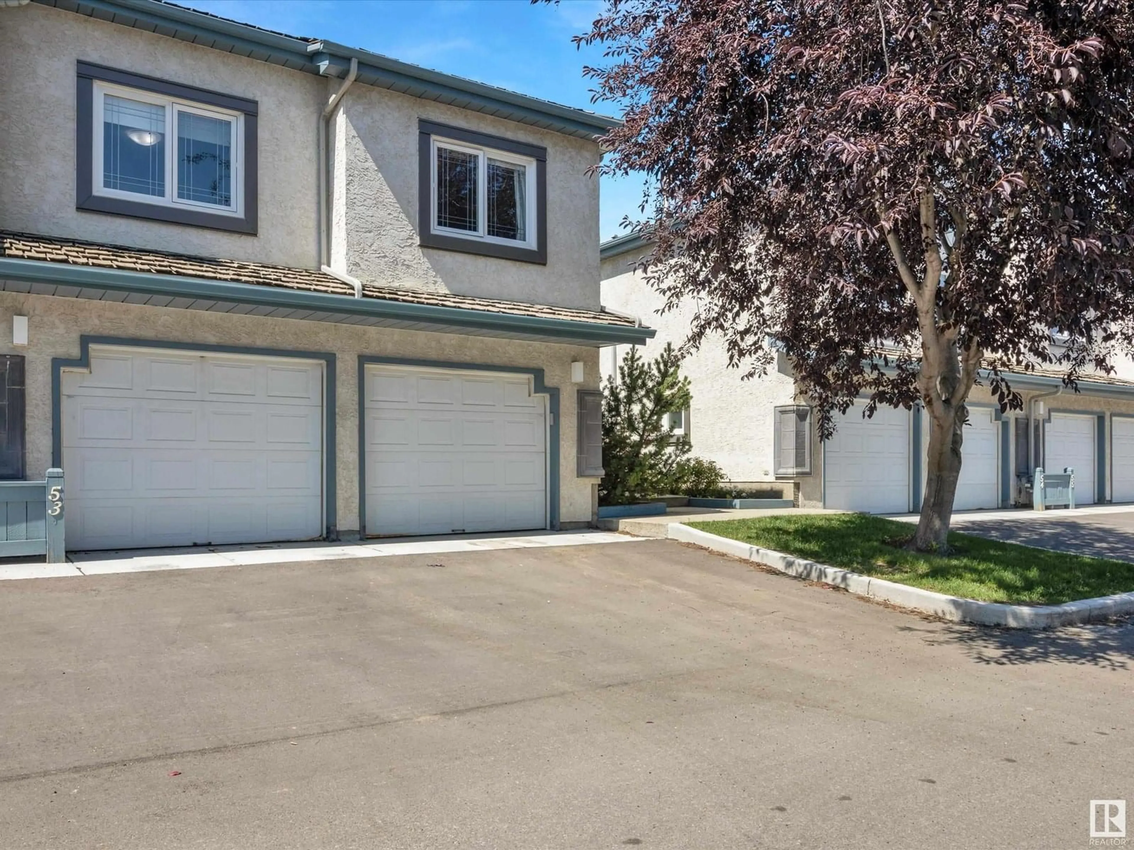 Home with vinyl exterior material, street for #53 - 1130 FALCONER RD, Edmonton Alberta T6R2J6