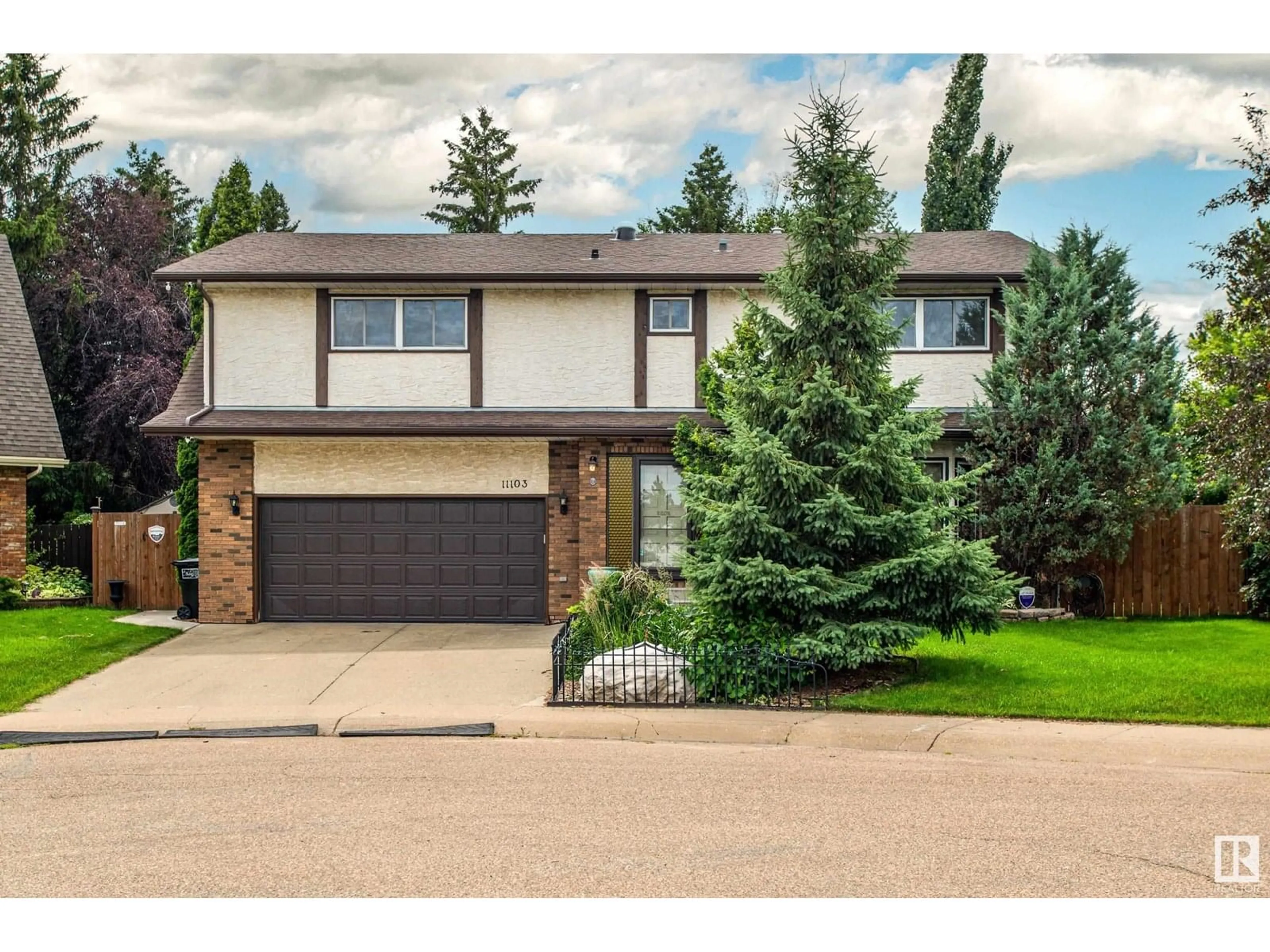 Home with brick exterior material, street for 11103 21 AV, Edmonton Alberta T6J5C7