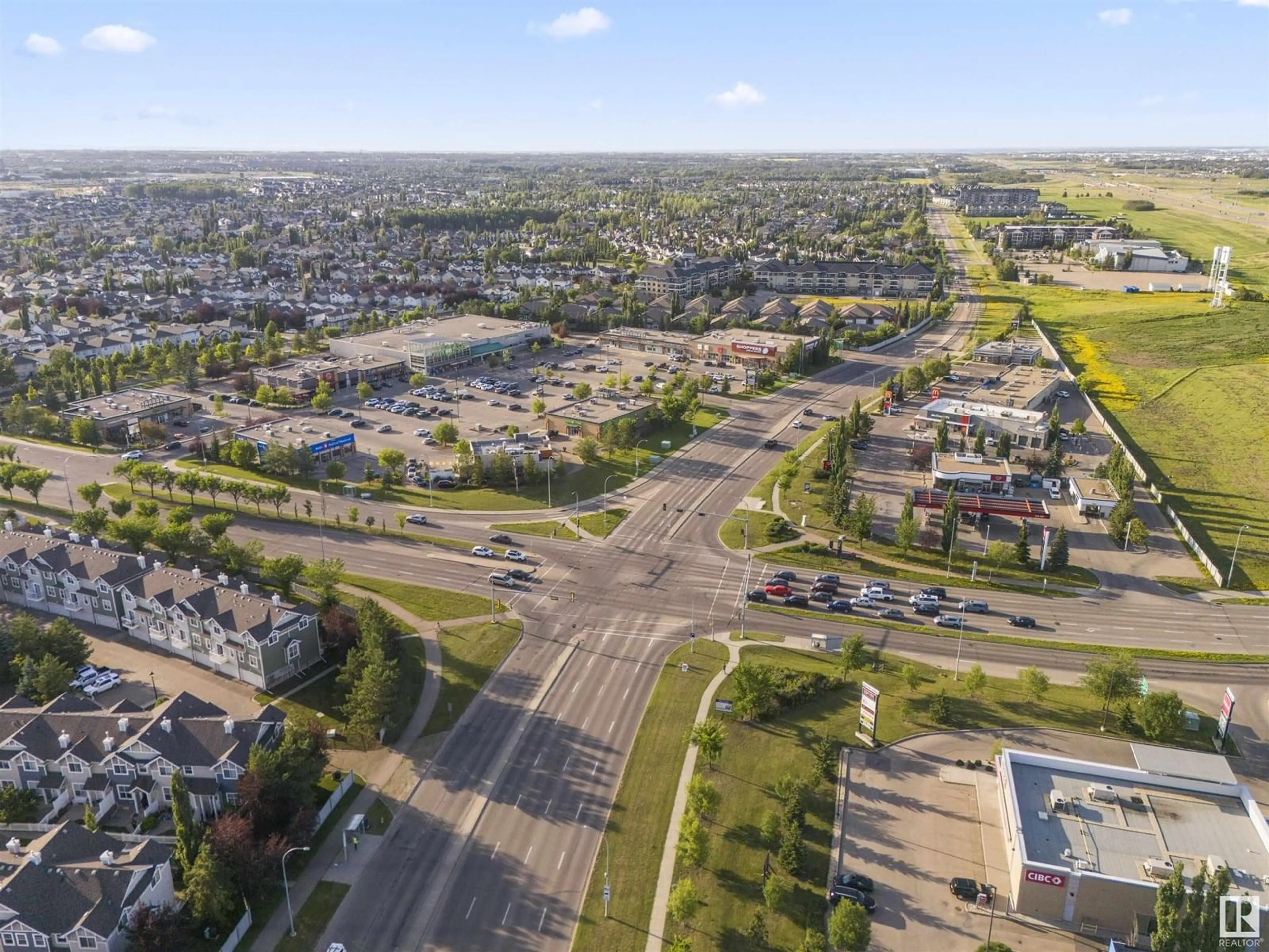 A pic from outside/outdoor area/front of a property/back of a property/a pic from drone, street for 5350 - 210 199 ST, Edmonton Alberta T6M0A4