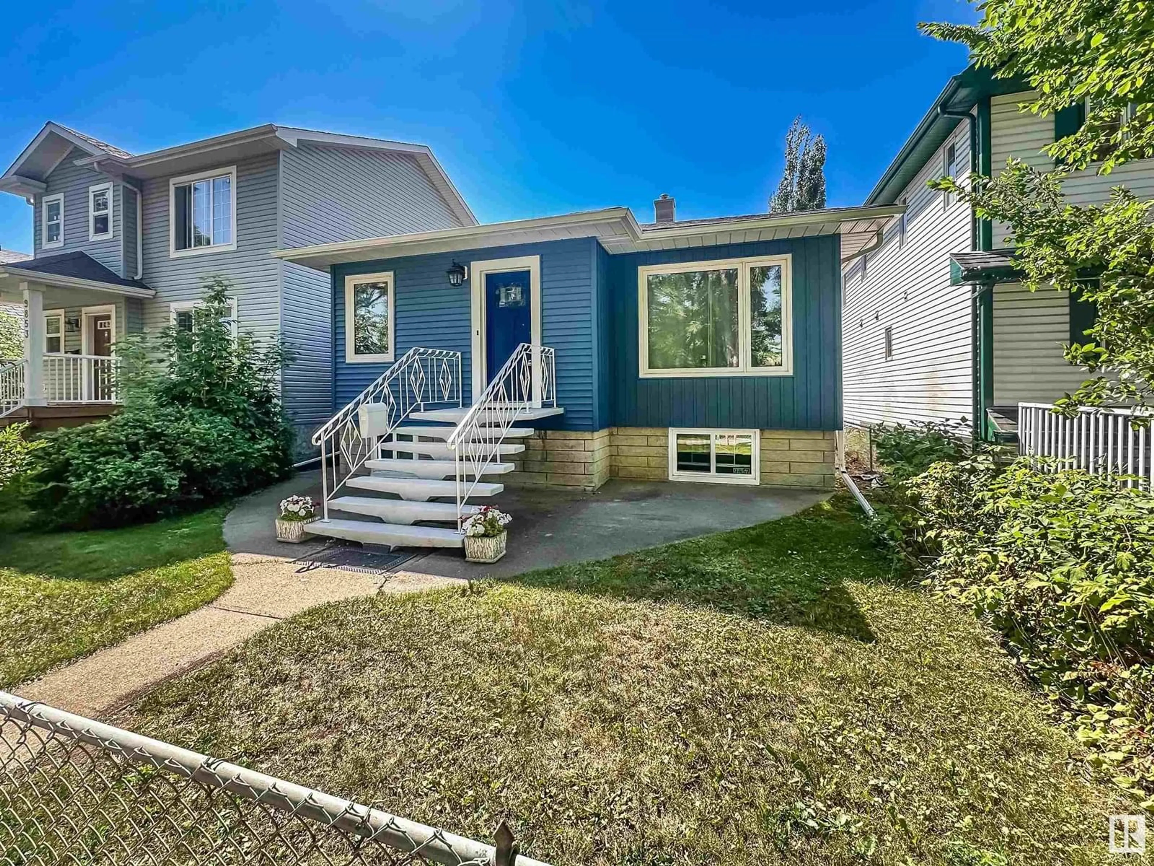 Home with vinyl exterior material, street for 9857 74 AV, Edmonton Alberta T6E1G1