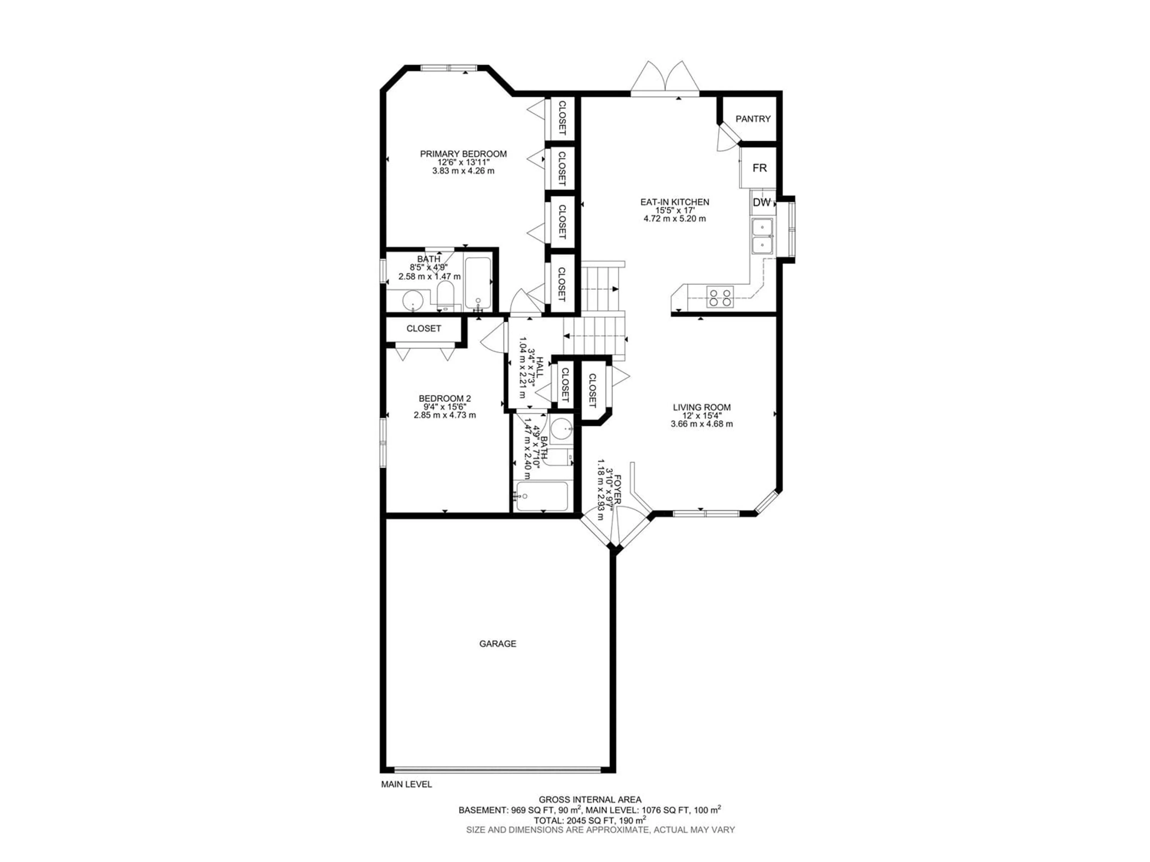 Floor plan for 42 DUNDAS PL, St. Albert Alberta T8N6C8
