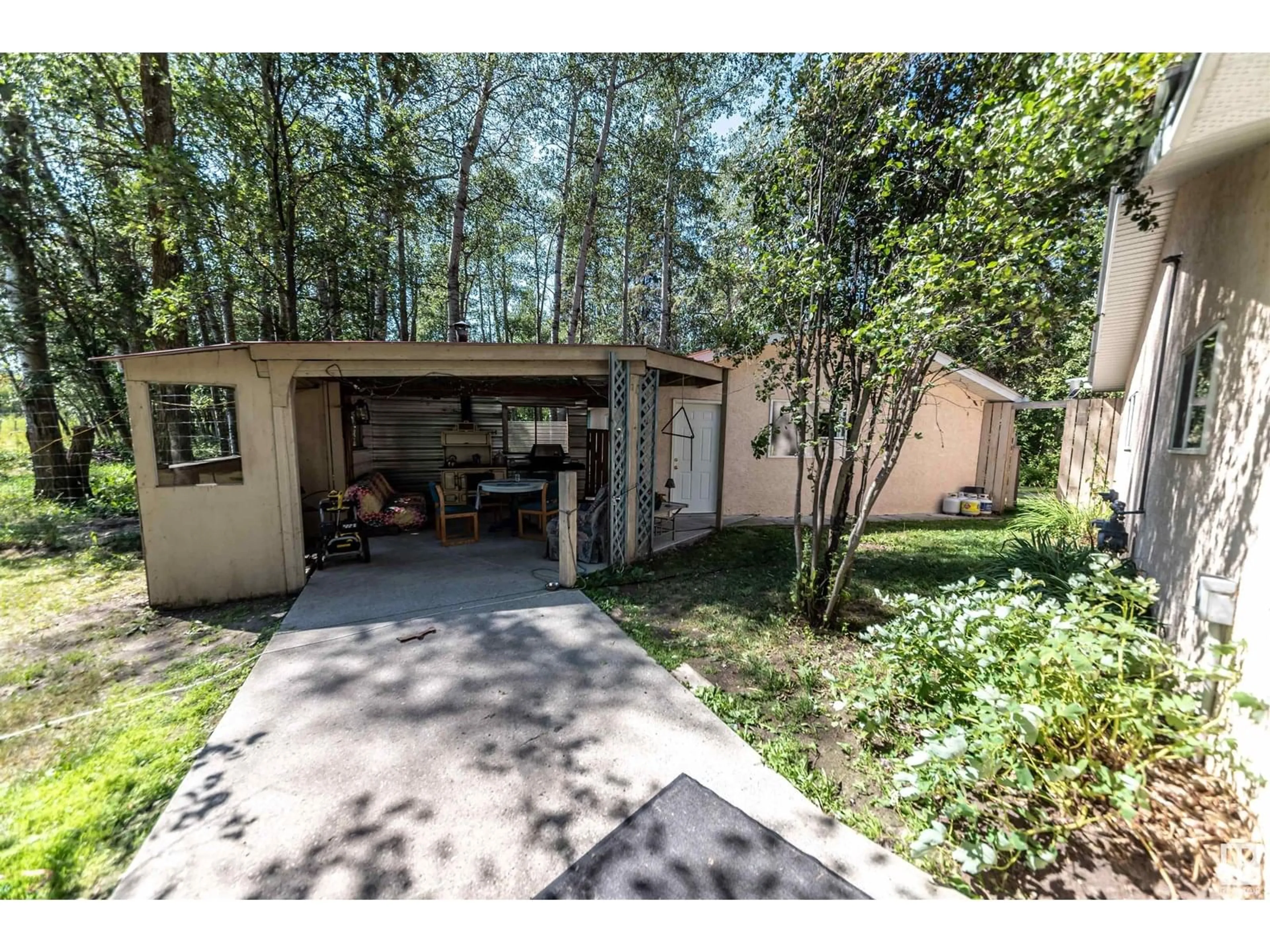 A pic from outside/outdoor area/front of a property/back of a property/a pic from drone, forest/trees view for 4019A HWY 633, Rural Lac Ste. Anne County Alberta T0E0A1