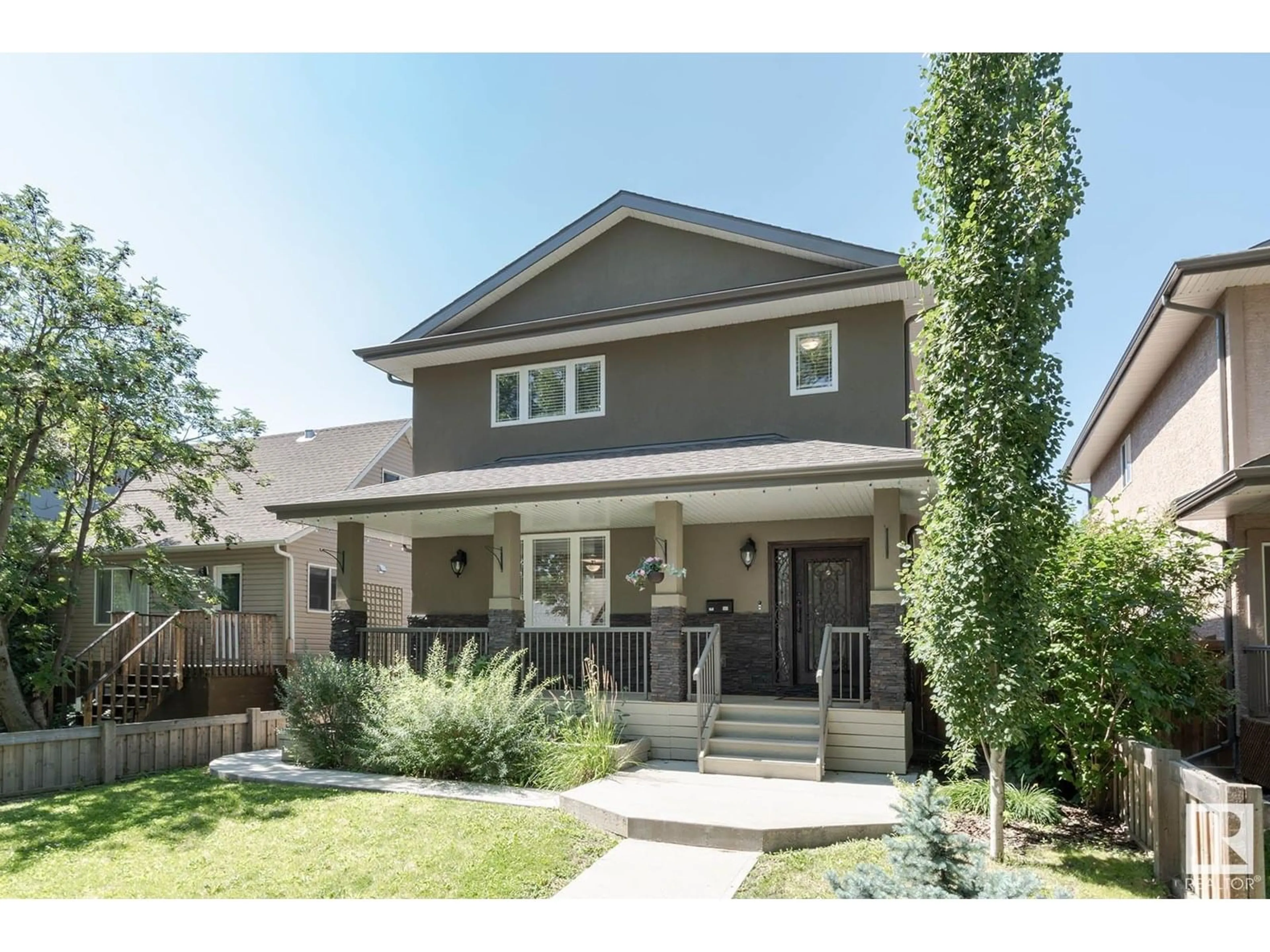 Home with brick exterior material, street for 9040 92 ST, Edmonton Alberta T6C3R2