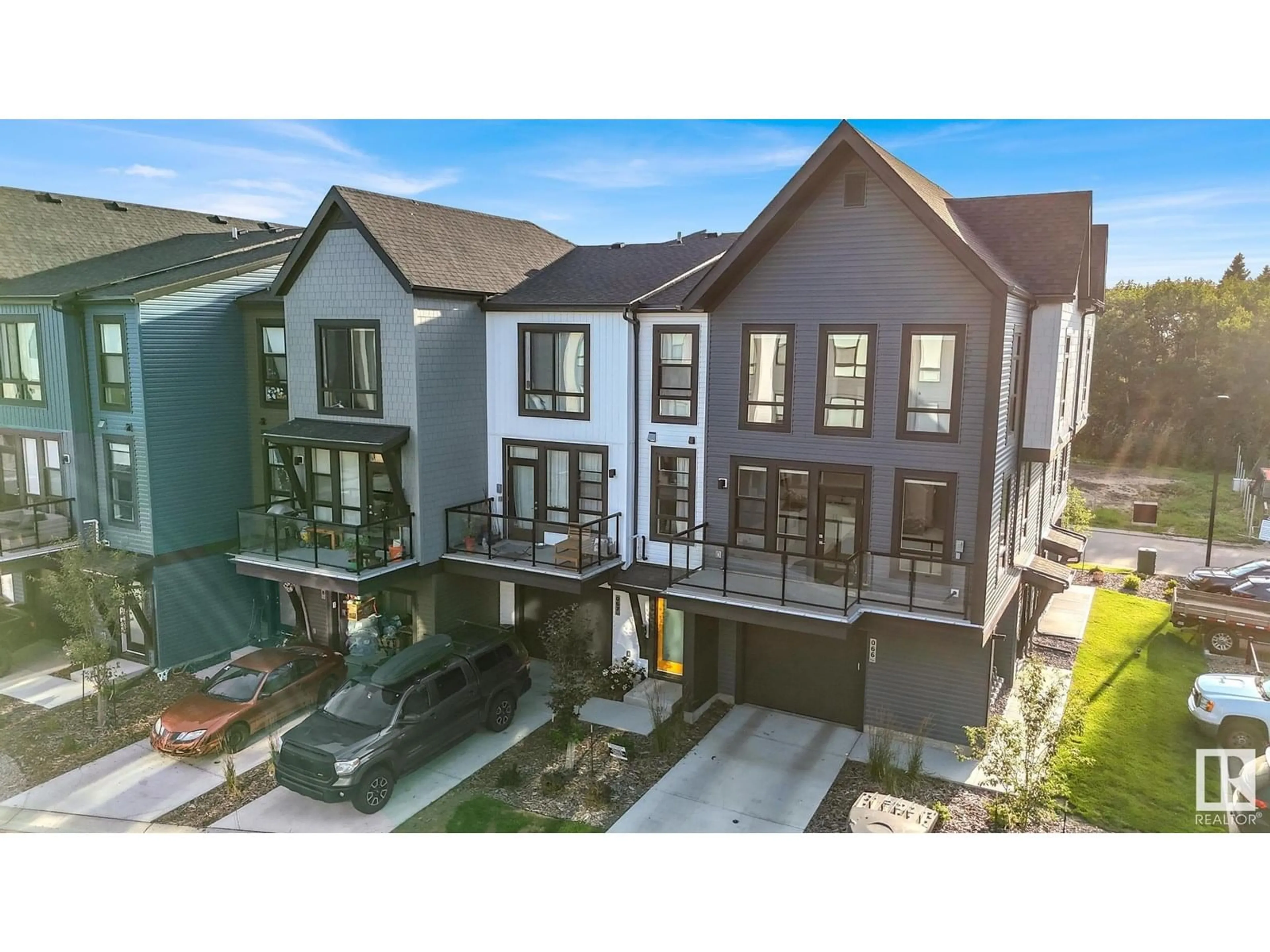 A pic from outside/outdoor area/front of a property/back of a property/a pic from drone, unknown for #66 - 1304 RUTHERFORD RD, Edmonton Alberta T6W0B4