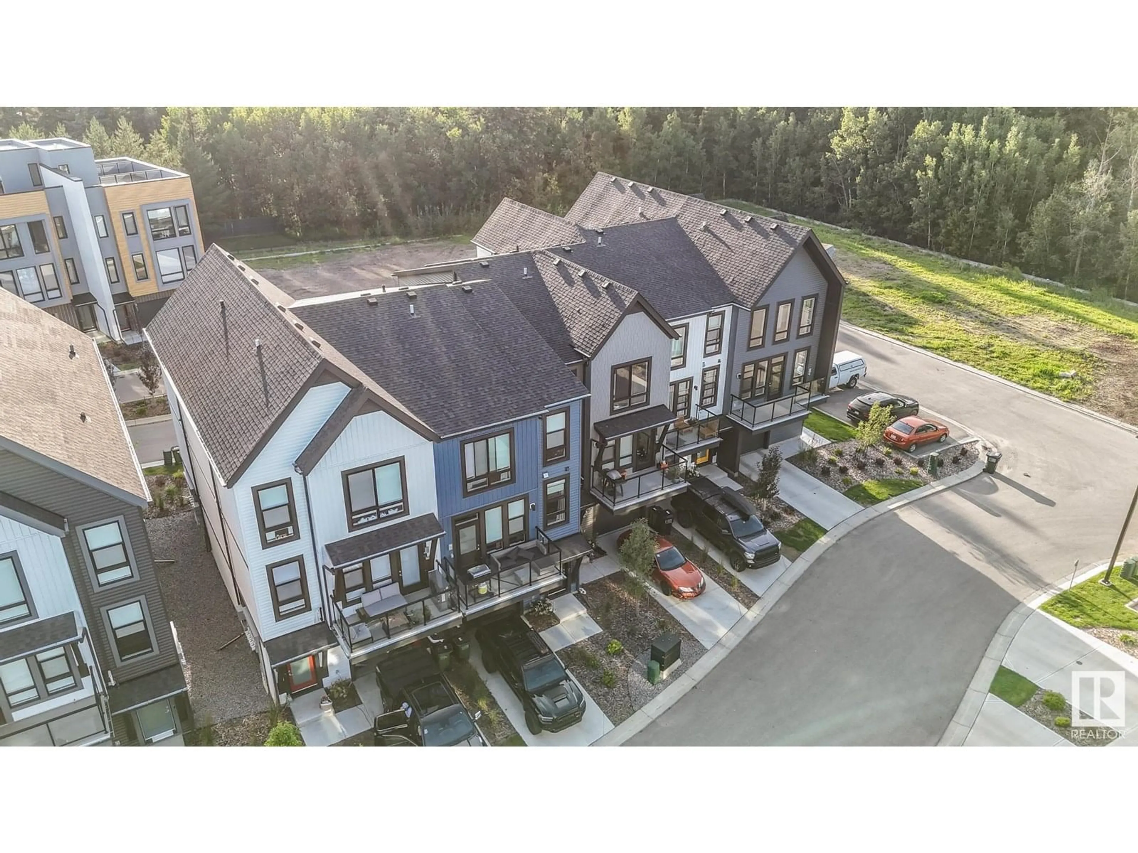 A pic from outside/outdoor area/front of a property/back of a property/a pic from drone, unknown for #66 - 1304 RUTHERFORD RD, Edmonton Alberta T6W0B4