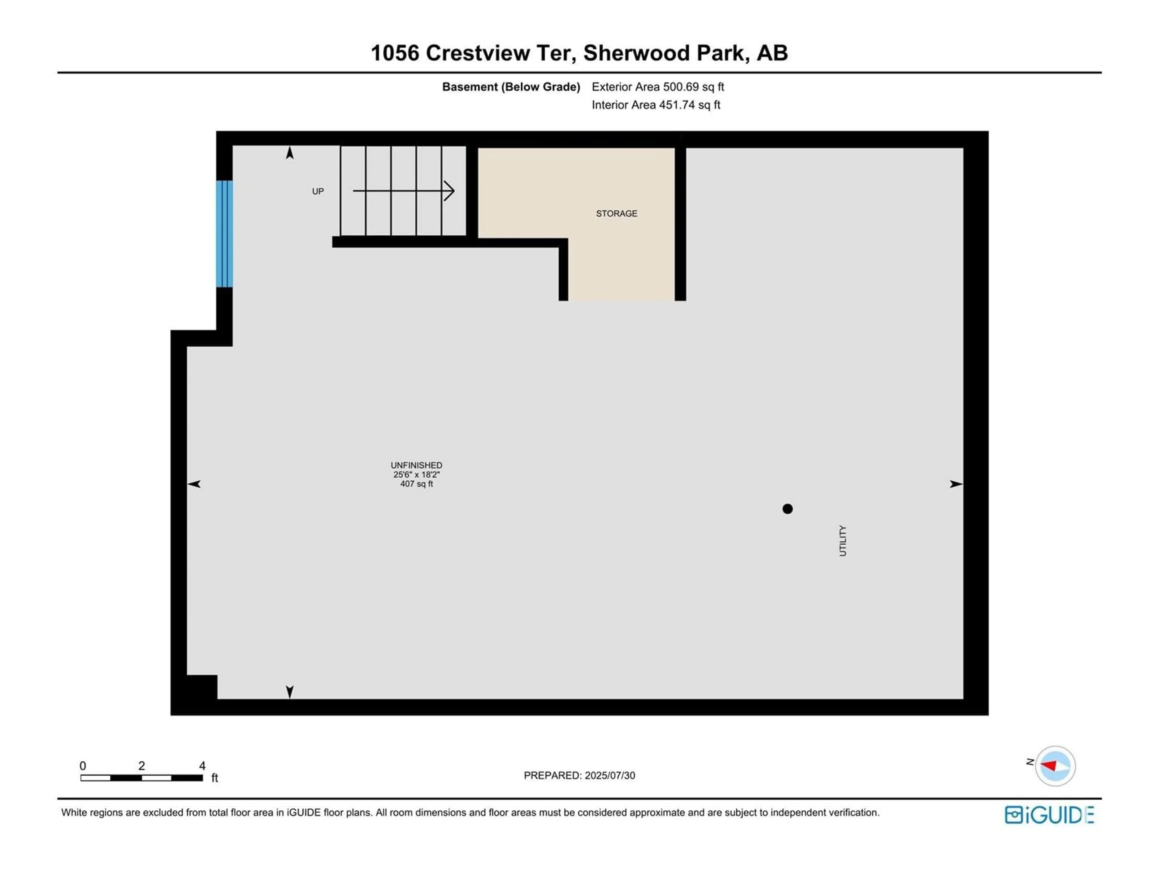 Floor plan for 1056 CRESTVIEW TC, Sherwood Park Alberta T8H3A3