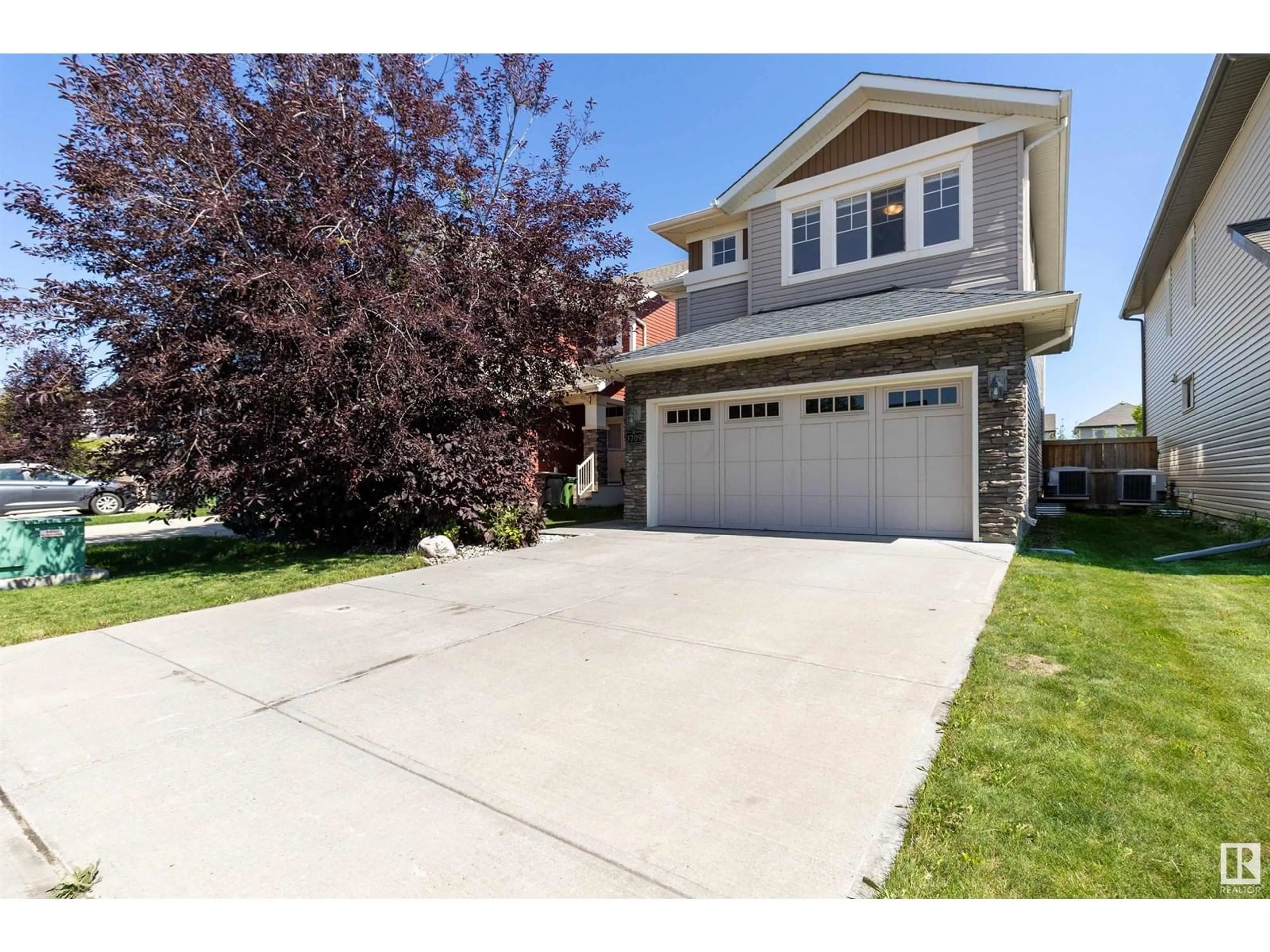 Home with vinyl exterior material, street for SW SW - 3709 ALEXANDER CR, Edmonton Alberta T6W0W7
