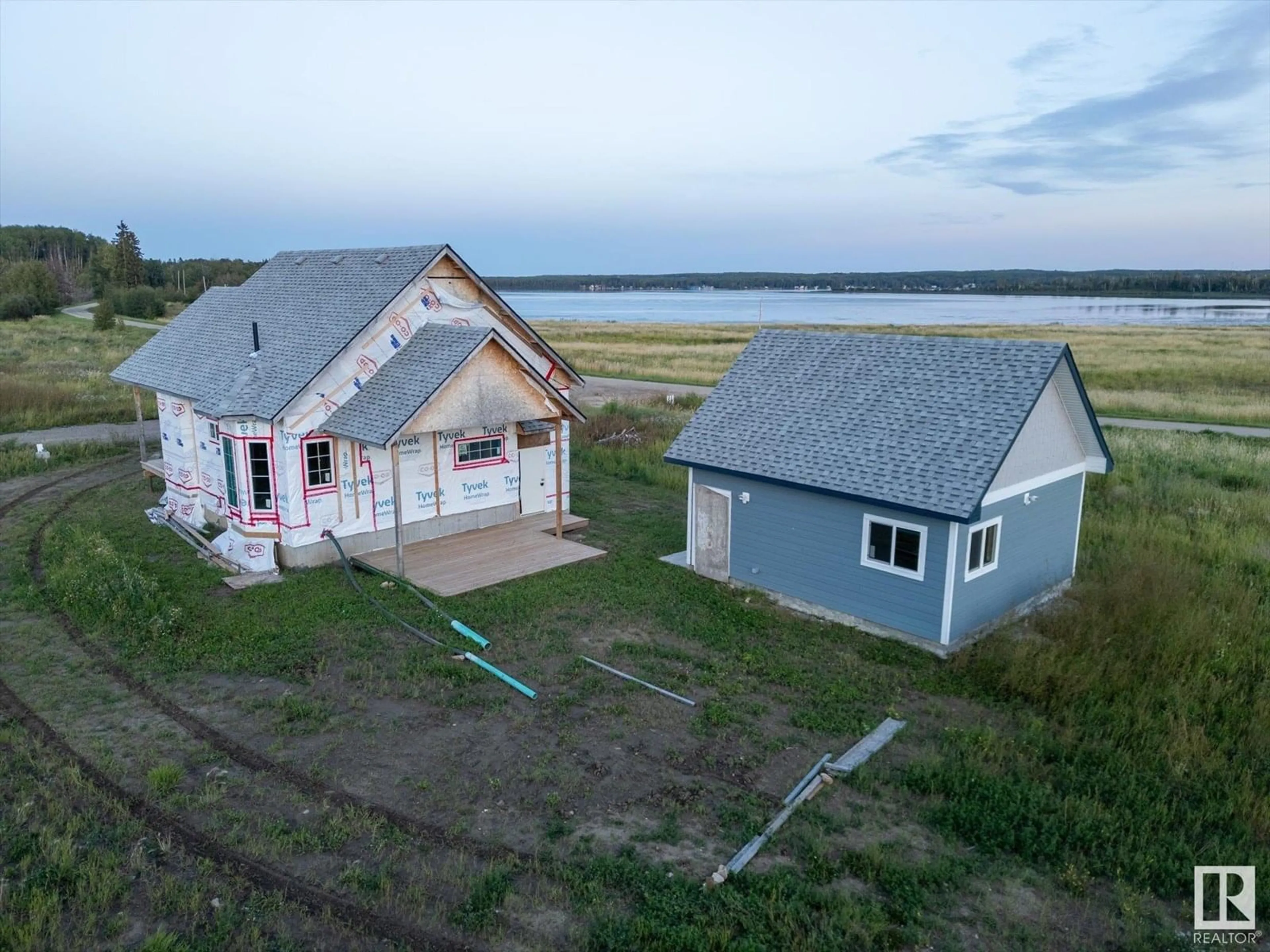 A pic from outside/outdoor area/front of a property/back of a property/a pic from drone, building for 5323 TOWNSHIP 541A, Rural Lac Ste. Anne County Alberta T0E1H0