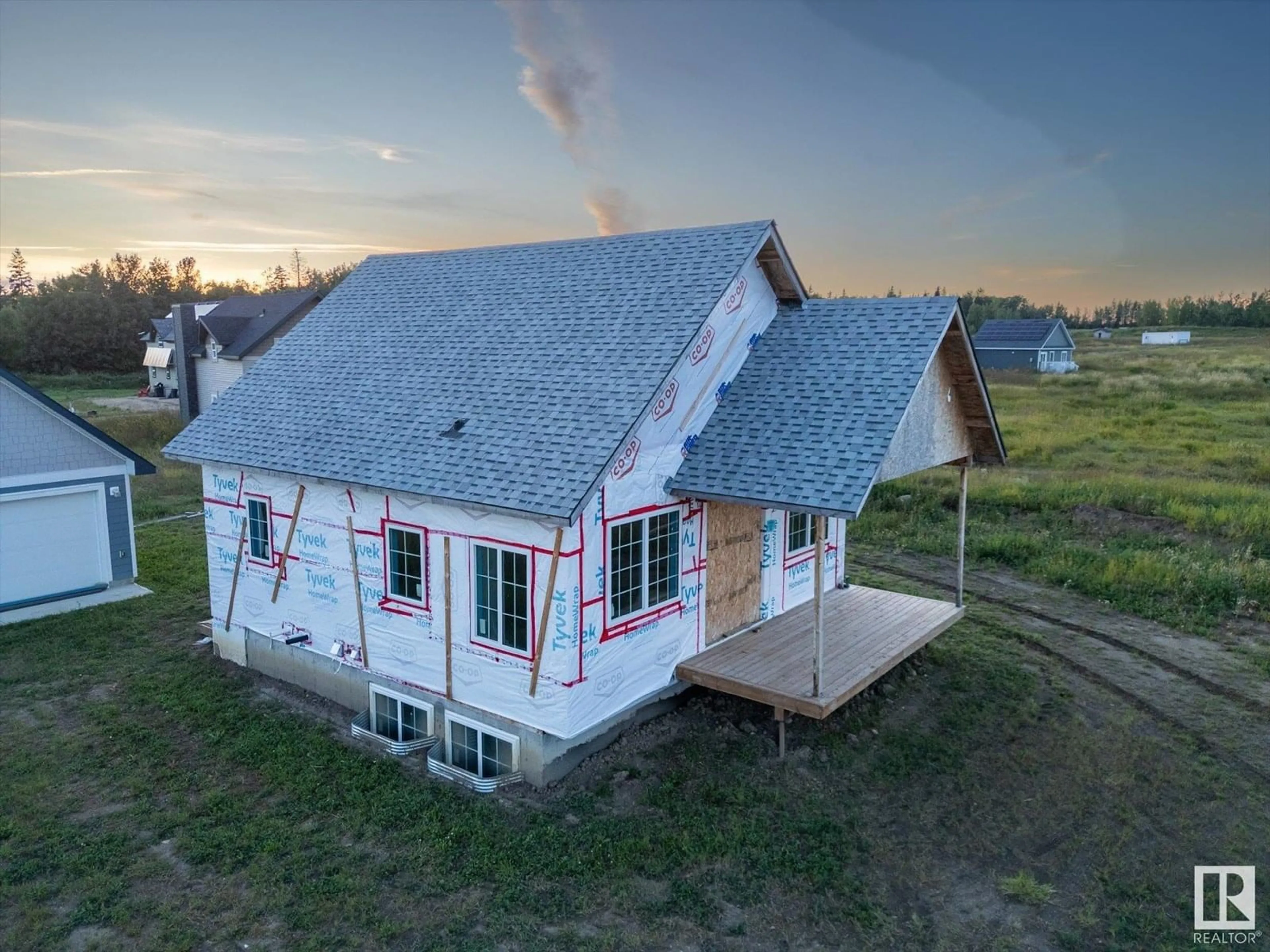 A pic from outside/outdoor area/front of a property/back of a property/a pic from drone, building for 5323 TOWNSHIP 541A, Rural Lac Ste. Anne County Alberta T0E1H0