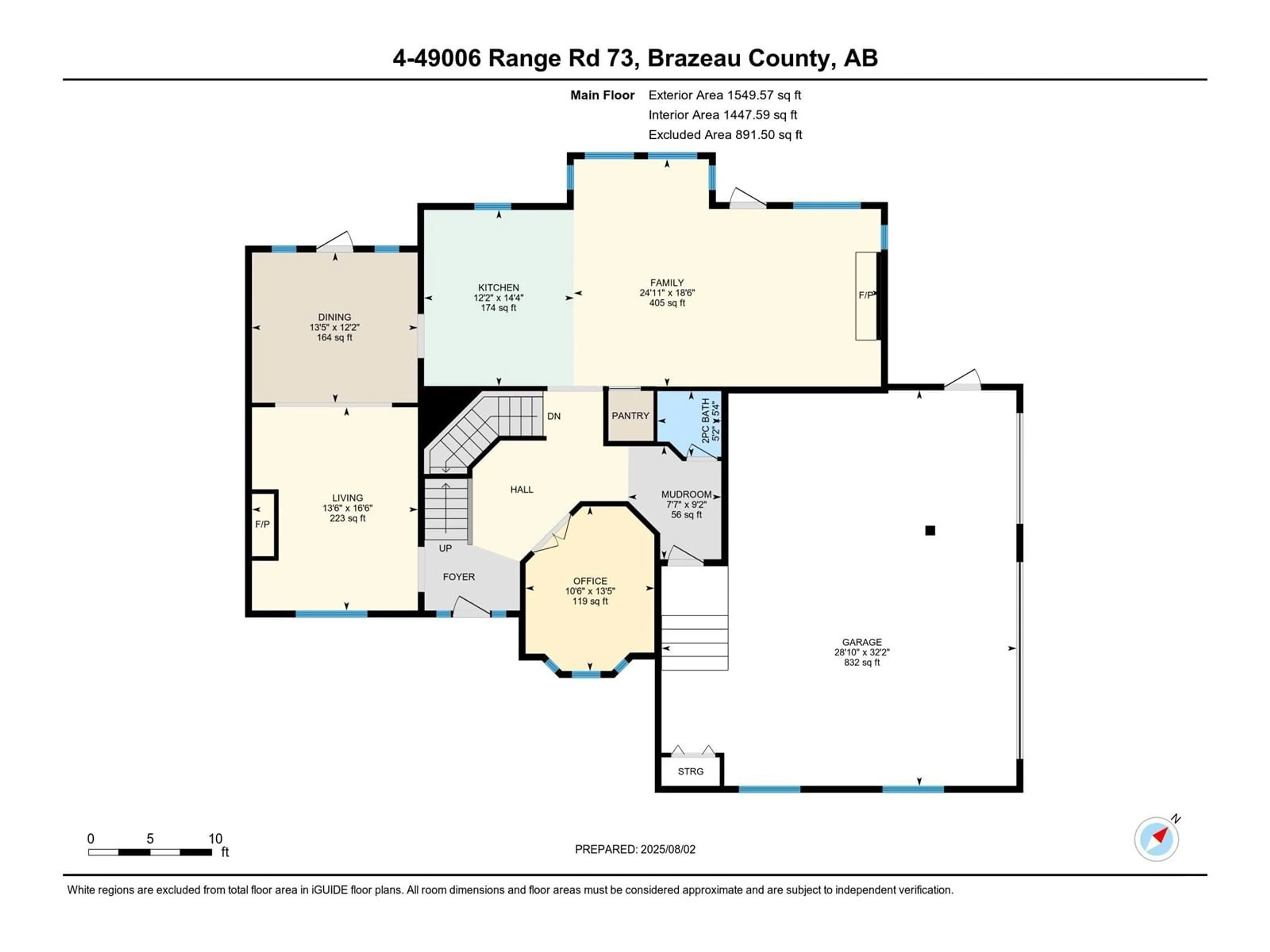 Floor plan for #4 - 49006 RGE ROAD 73, Rural Brazeau County Alberta T7A2A2