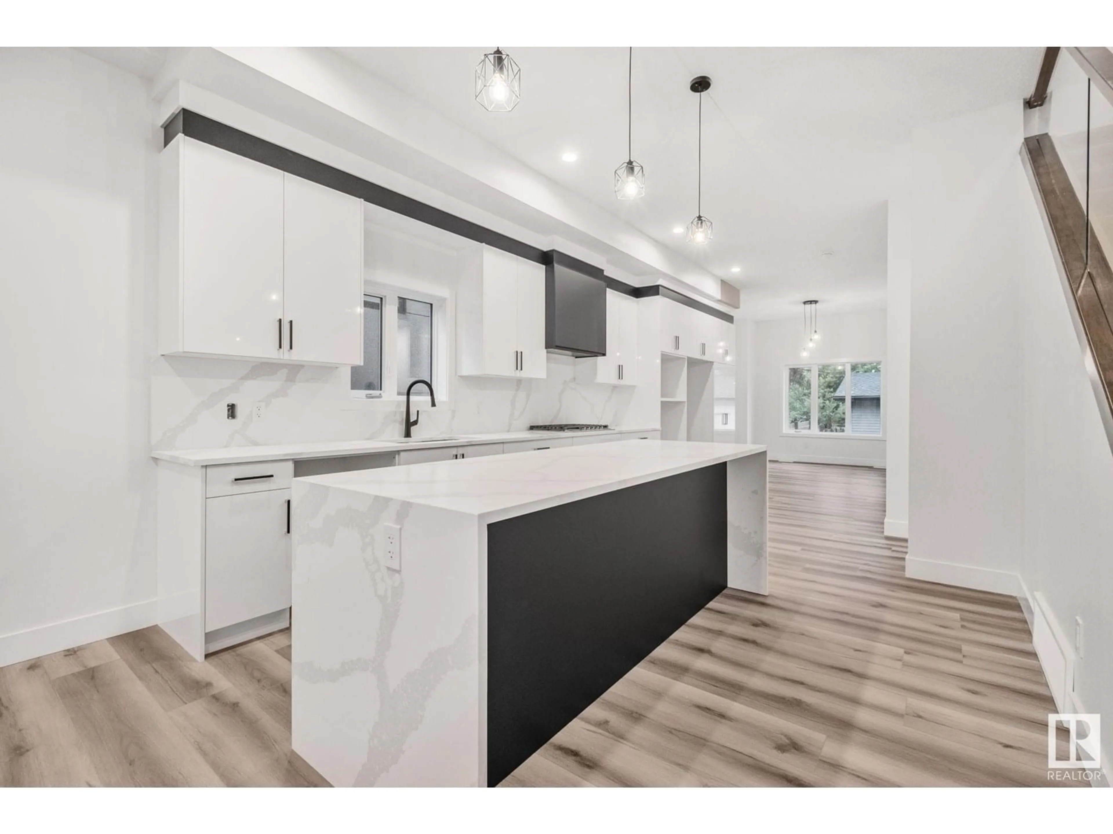 Open concept kitchen, unknown for 11032 128 ST, Edmonton Alberta T5M0W6