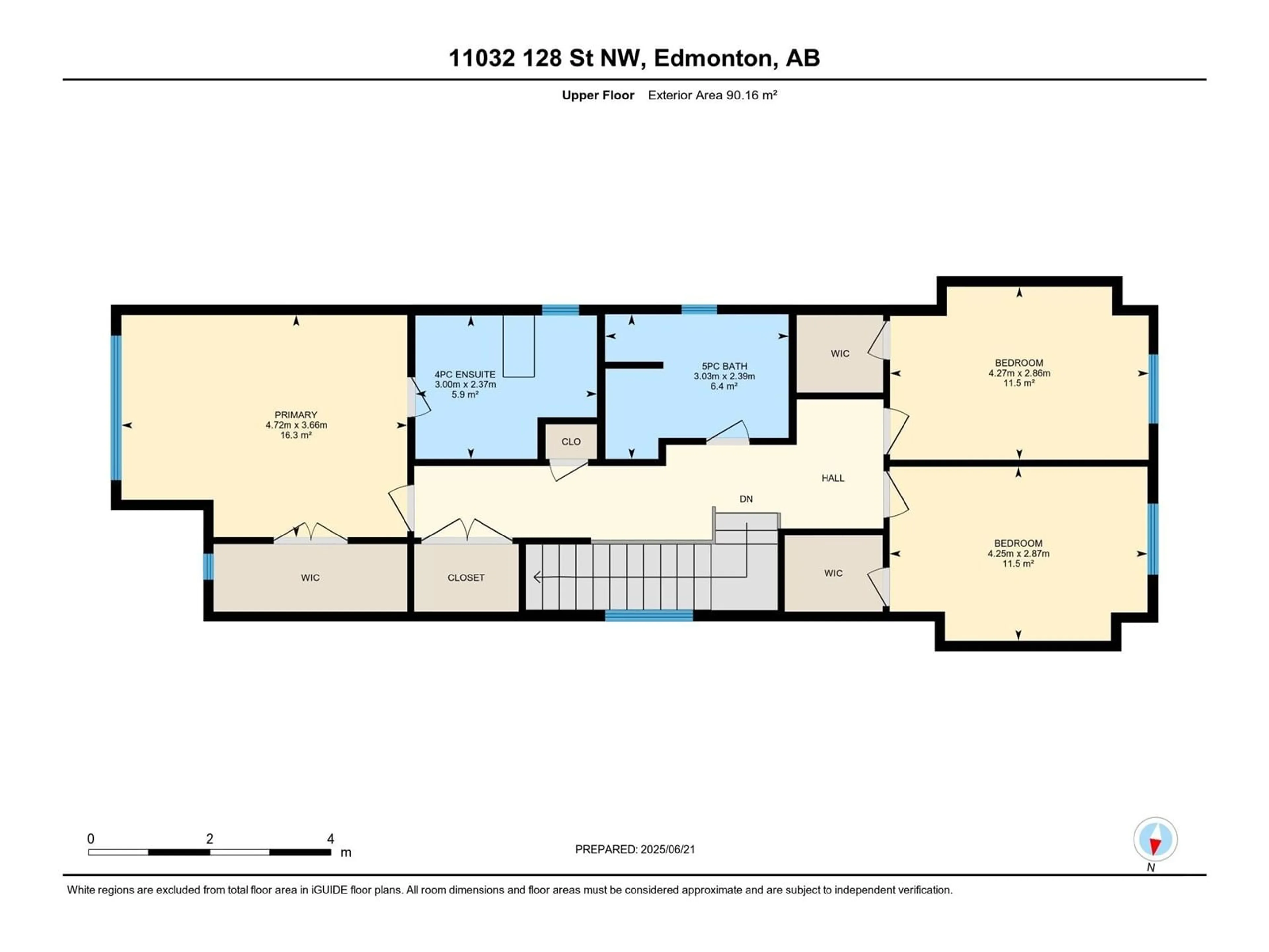 Floor plan for 11032 128 ST, Edmonton Alberta T5M0W6