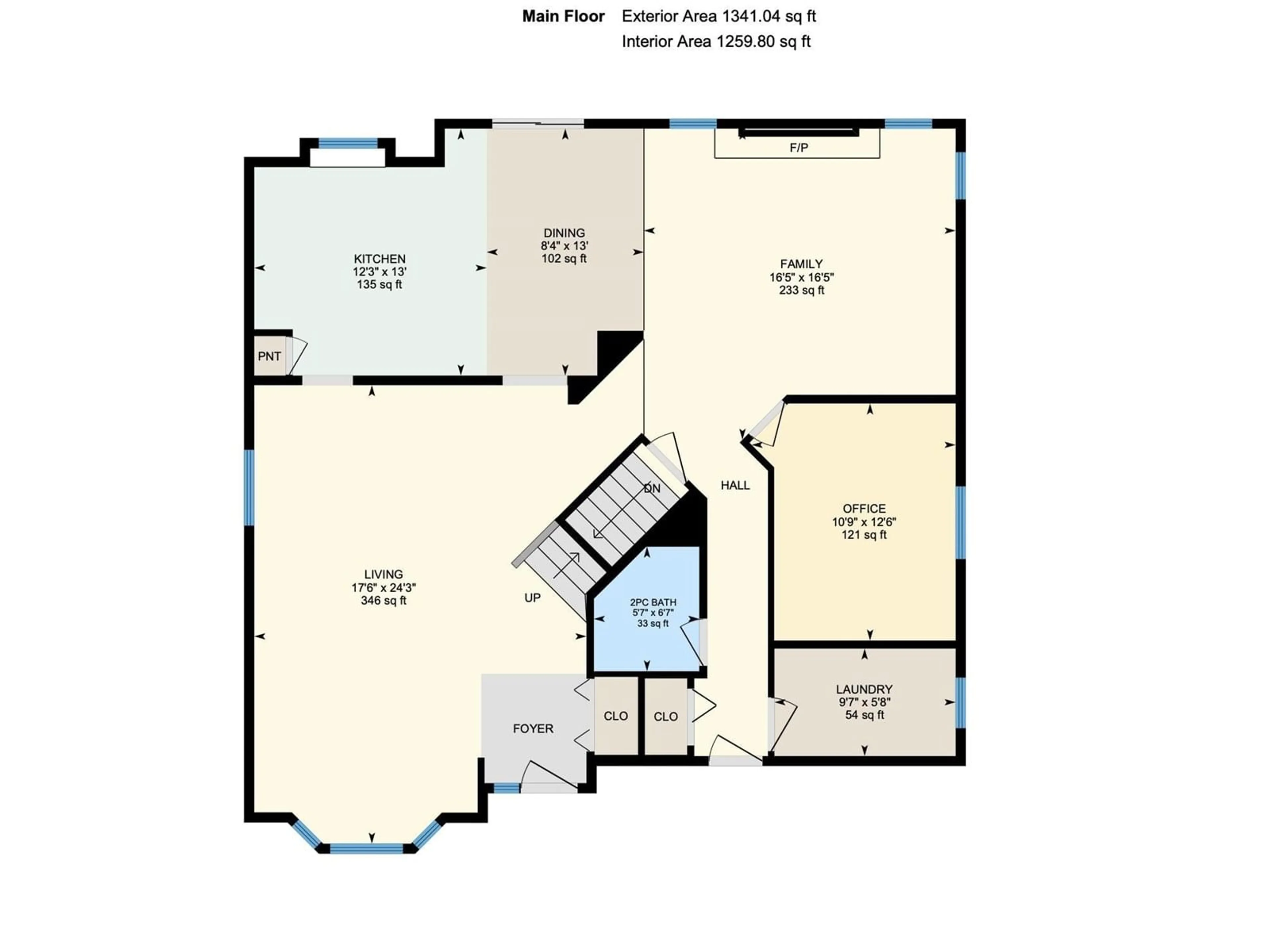 Floor plan for NW - 361 ORMSBY W, Edmonton Alberta T5T4X3