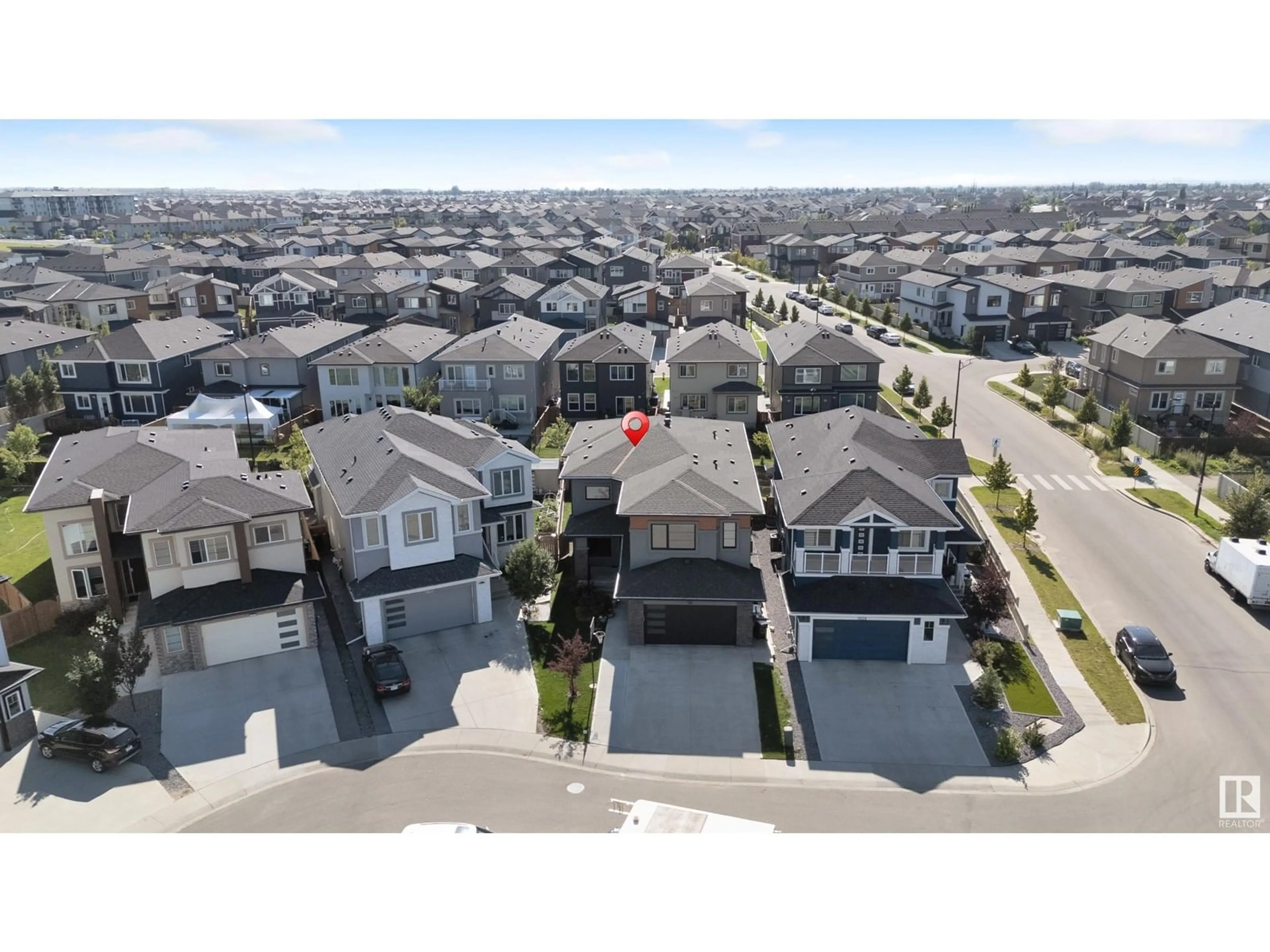 A pic from outside/outdoor area/front of a property/back of a property/a pic from drone, street for 1935 19 AV, Edmonton Alberta T6T2K8