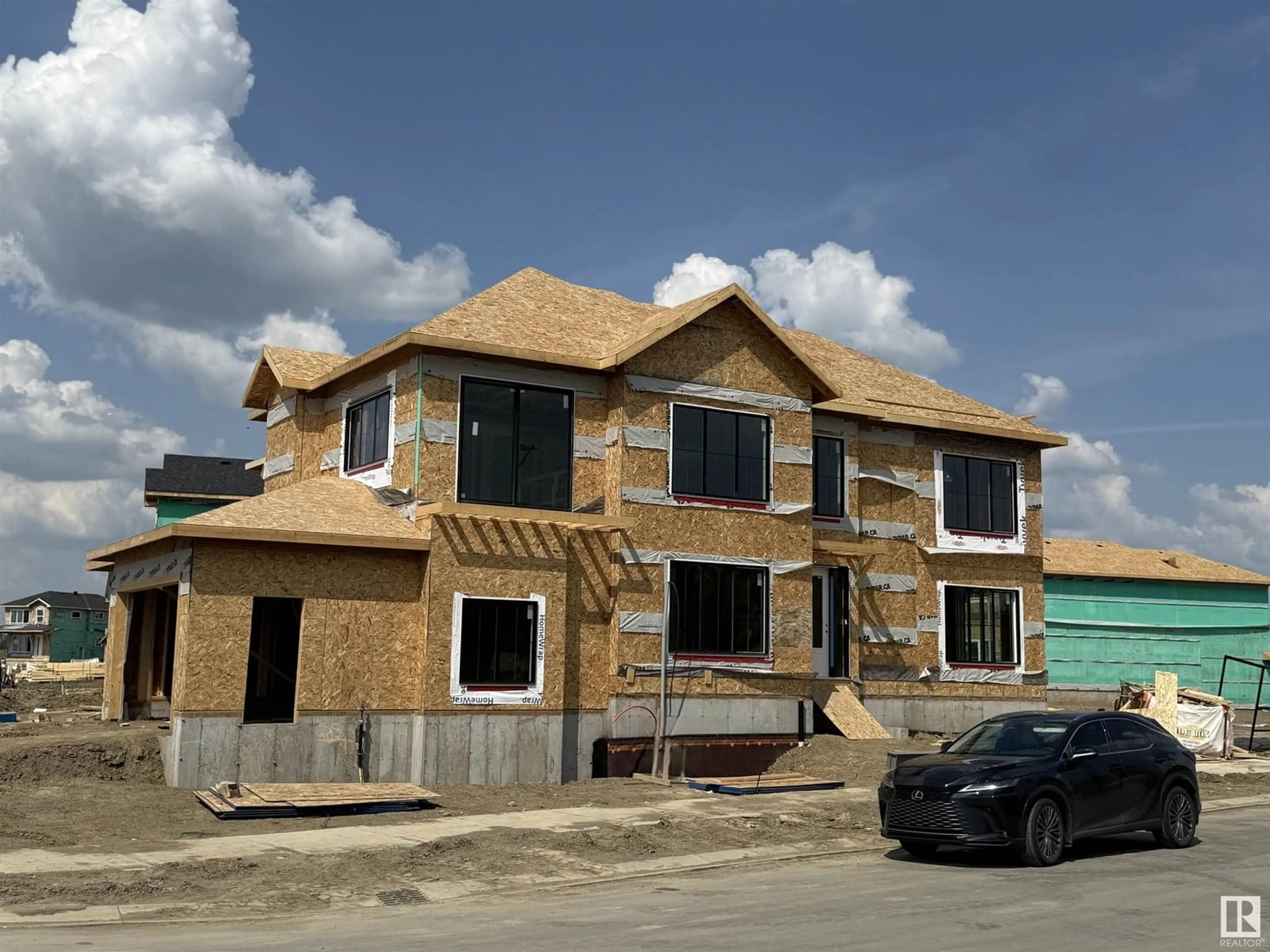 Home with vinyl exterior material, building for 1 ROSA CR, St. Albert Alberta T8N8B7