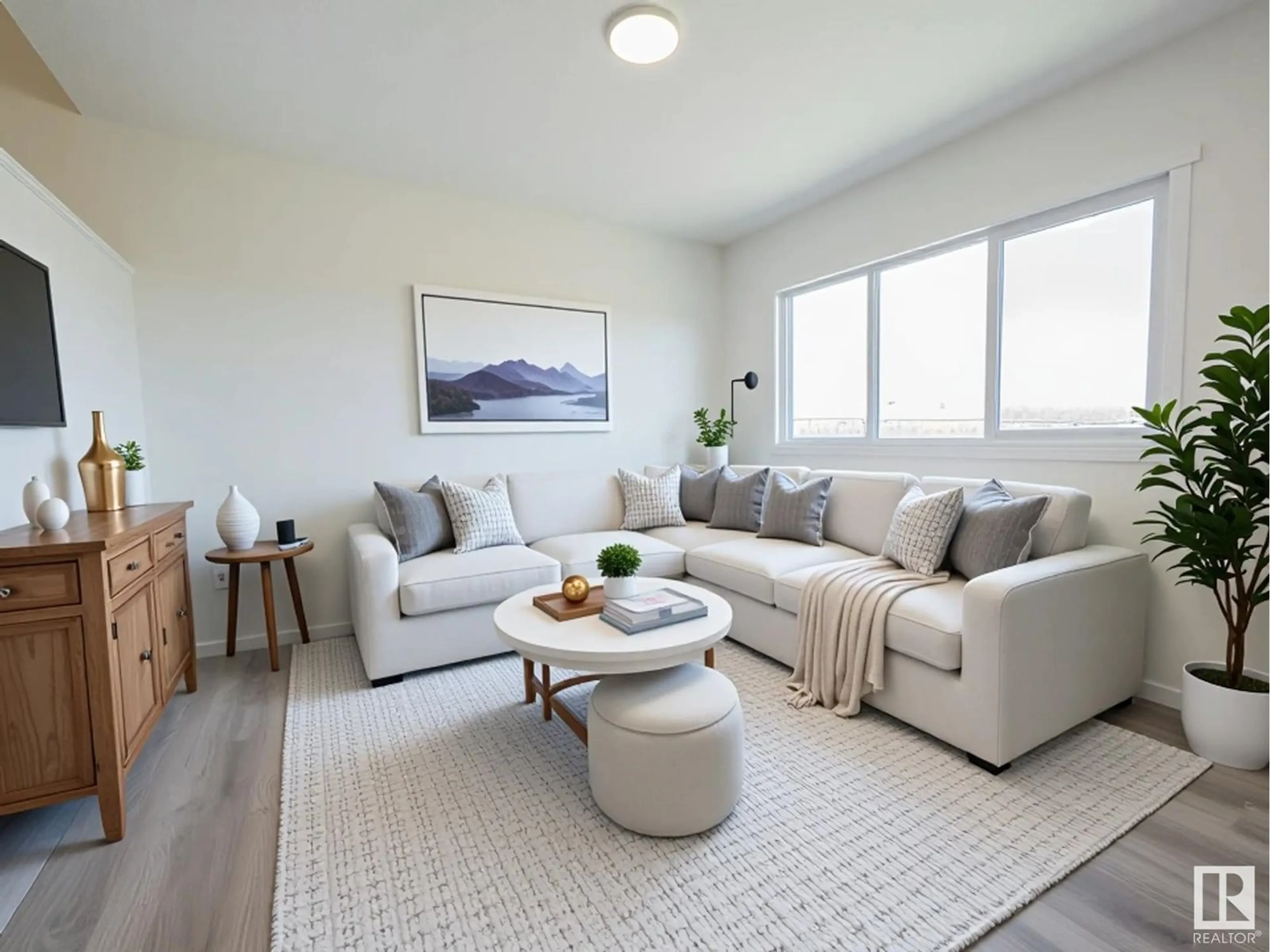 Living room with furniture, unknown for 286 RANCHER RD, Ardrossan Alberta T8E0B6