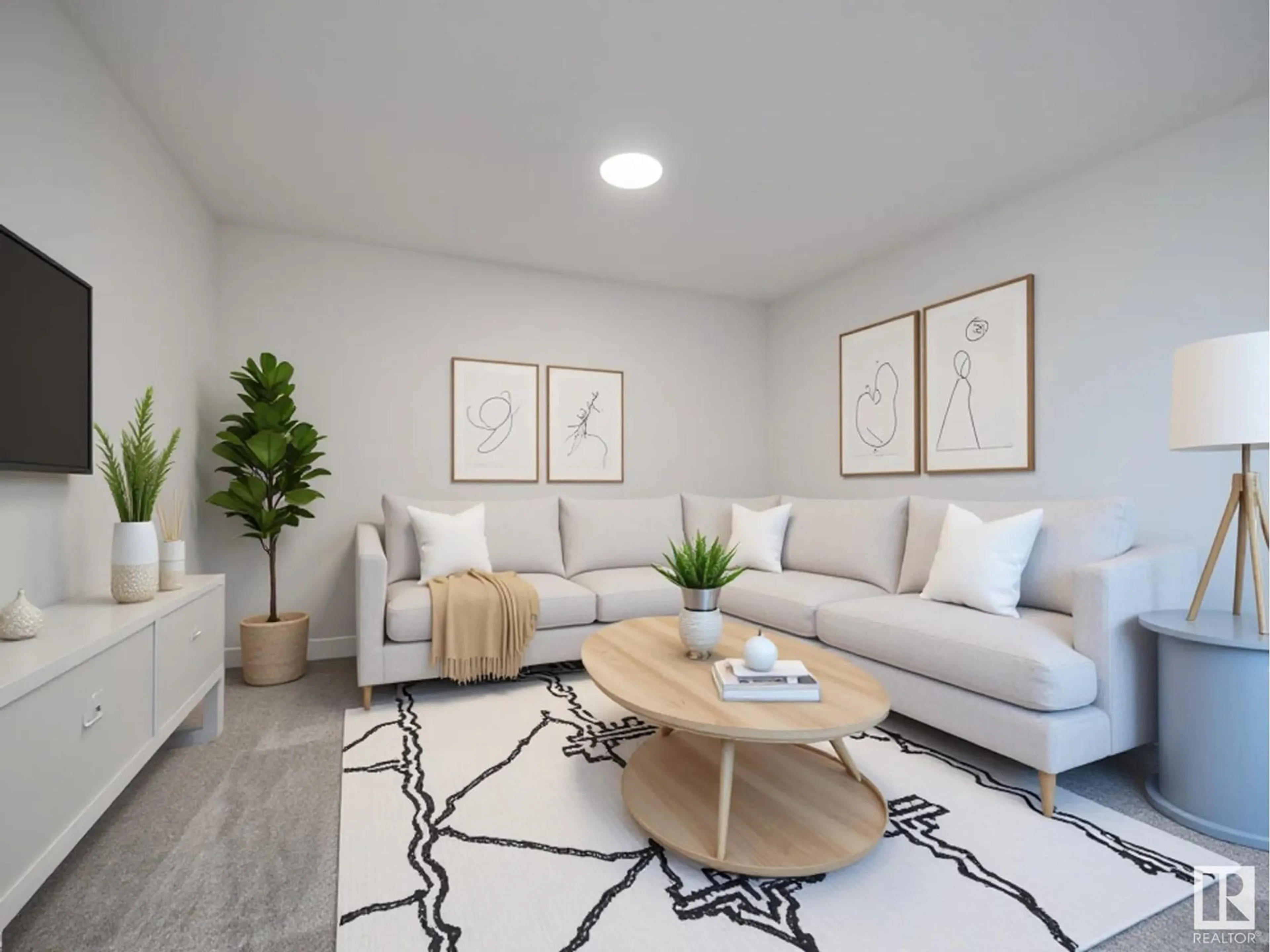 Living room with furniture, unknown for 286 RANCHER RD, Ardrossan Alberta T8E0B6