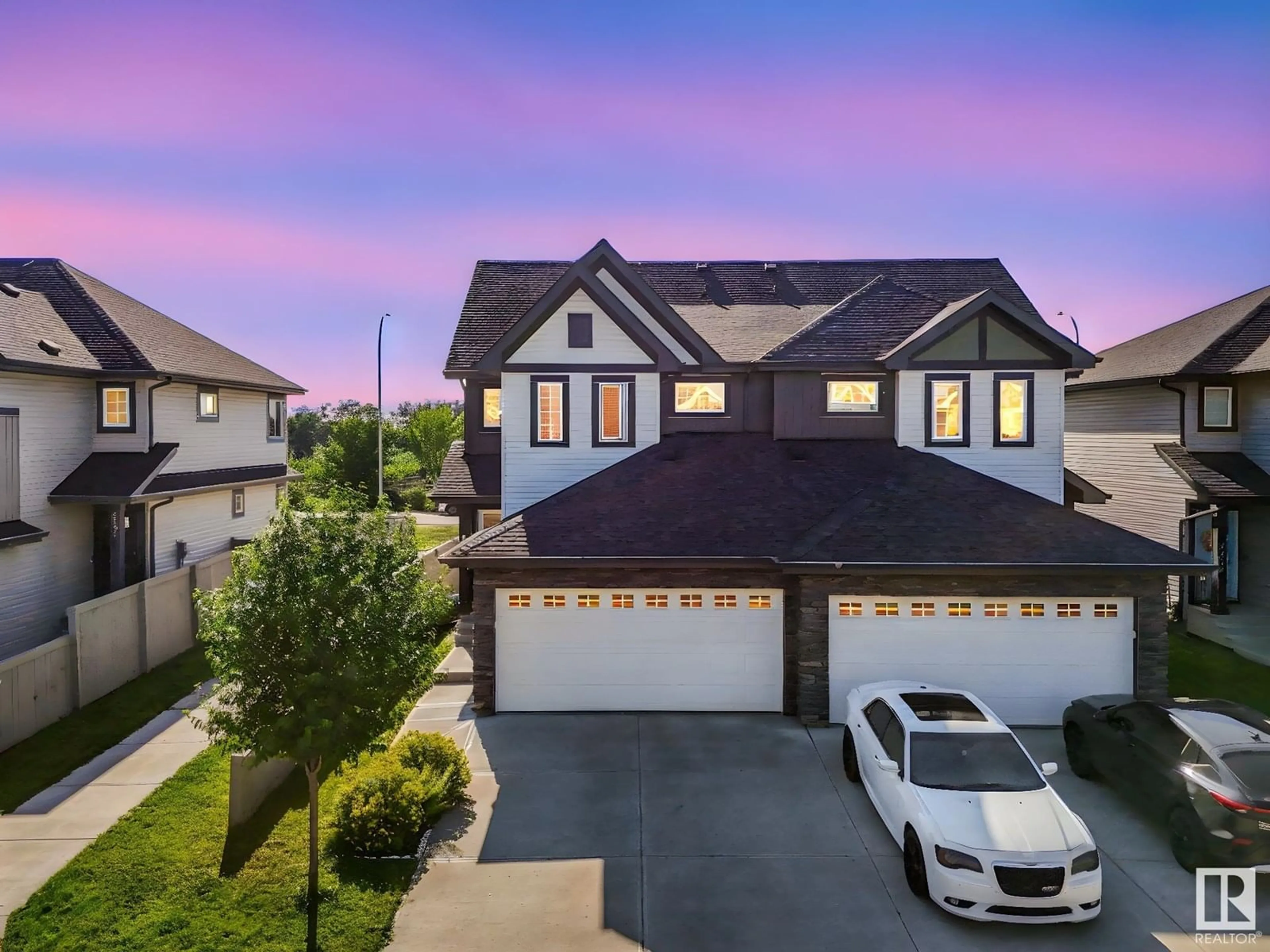 A pic from outside/outdoor area/front of a property/back of a property/a pic from drone, street for 5810 66 ST, Beaumont Alberta T4X2A5