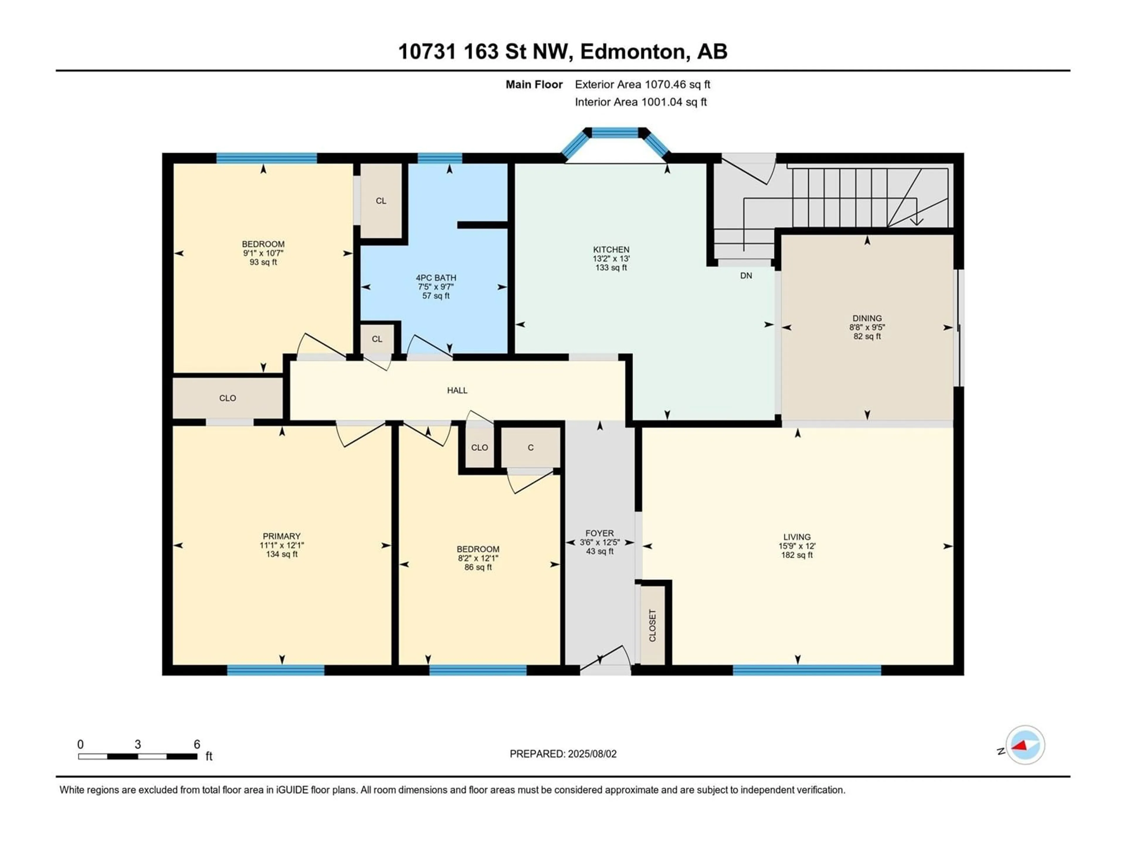Floor plan for NW - 10731 163 ST, Edmonton Alberta T5P3P5