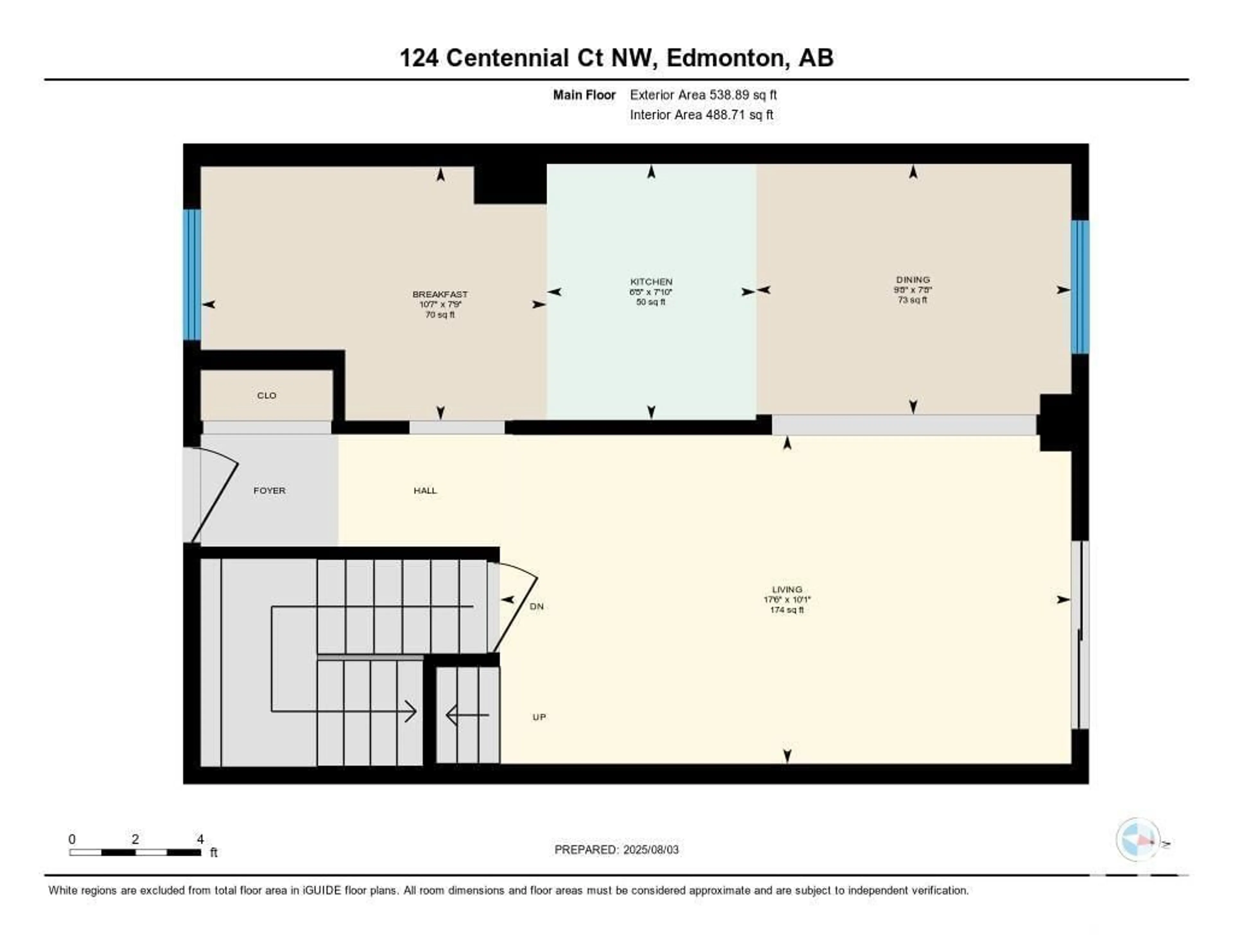 Floor plan for NW NW - 124 CENTENNIAL CO, Edmonton Alberta T5P4H5