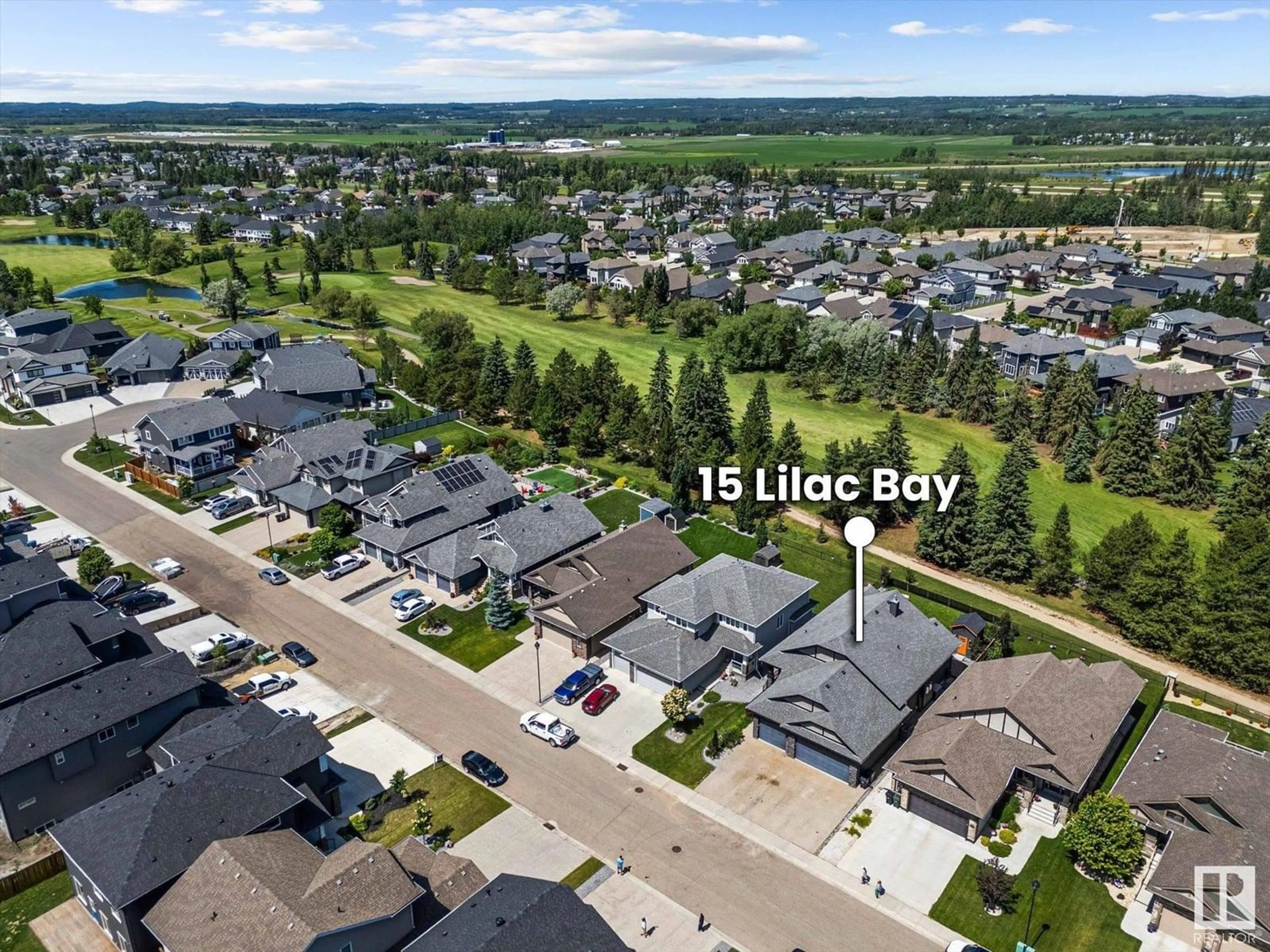 A pic from outside/outdoor area/front of a property/back of a property/a pic from drone, unknown for 15 LILAC BA, Spruce Grove Alberta T7X0V7