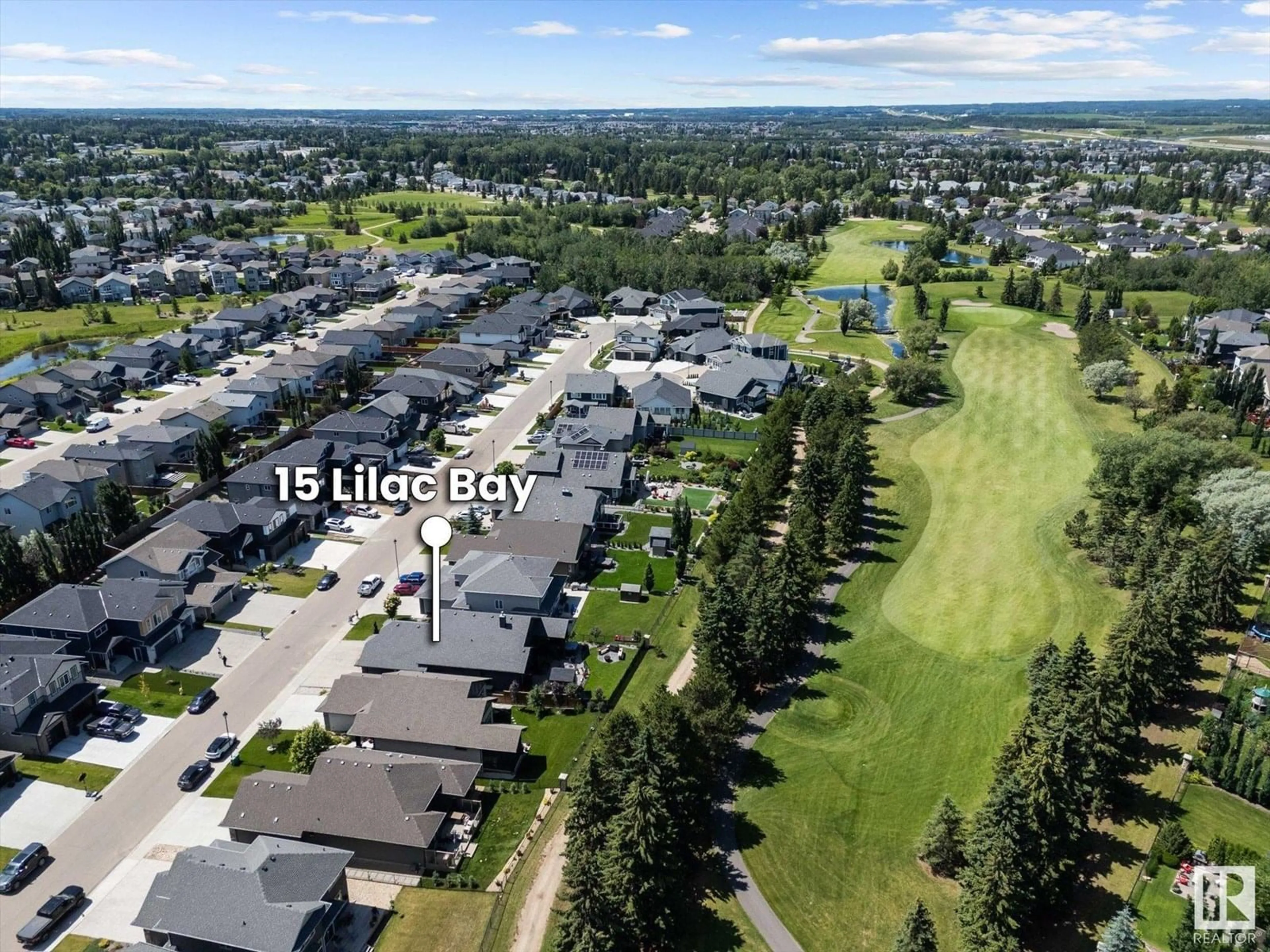 A pic from outside/outdoor area/front of a property/back of a property/a pic from drone, unknown for 15 LILAC BA, Spruce Grove Alberta T7X0V7