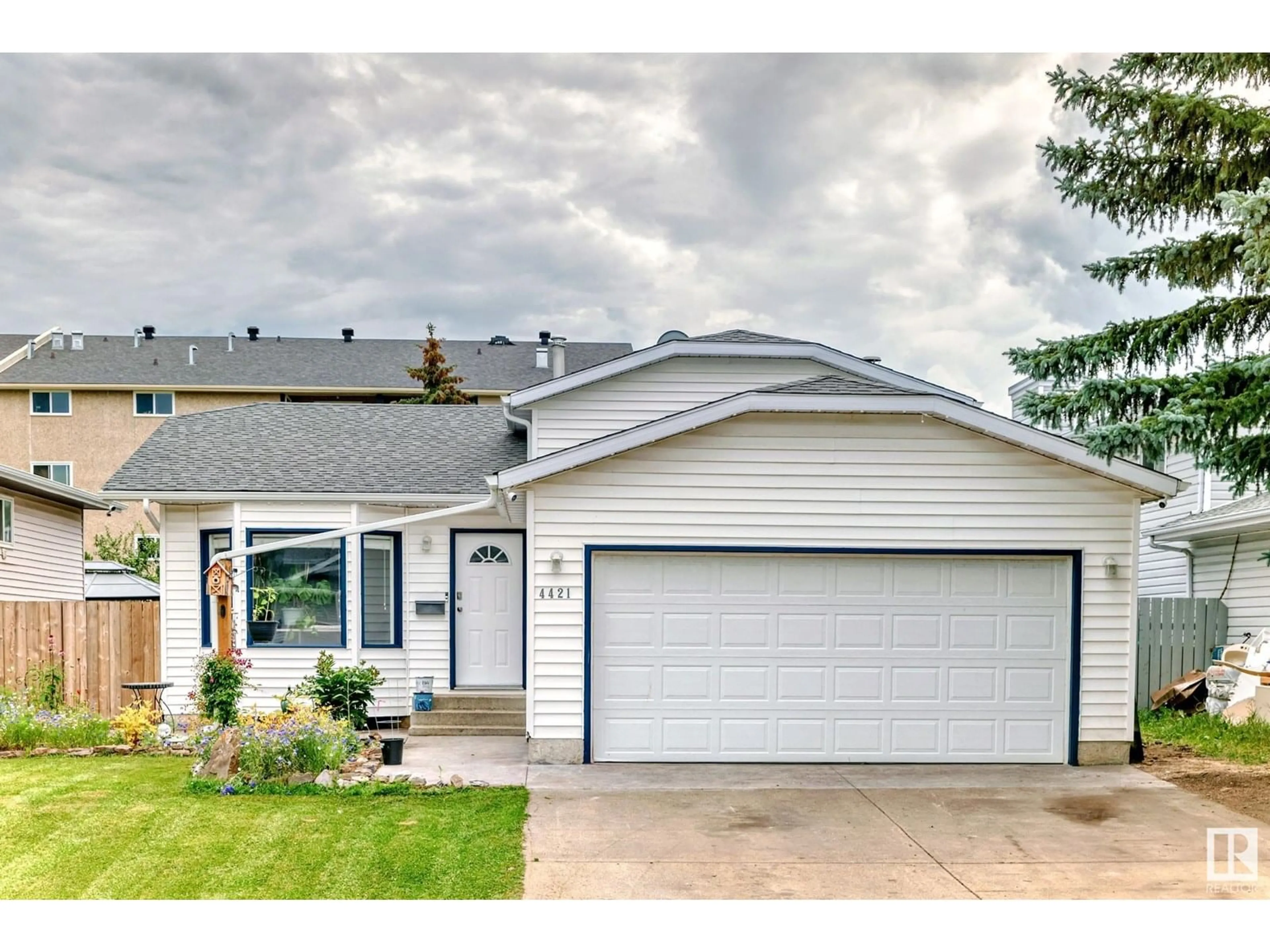 Home with vinyl exterior material, street for 4421 29 AV, Edmonton Alberta T6L4W6