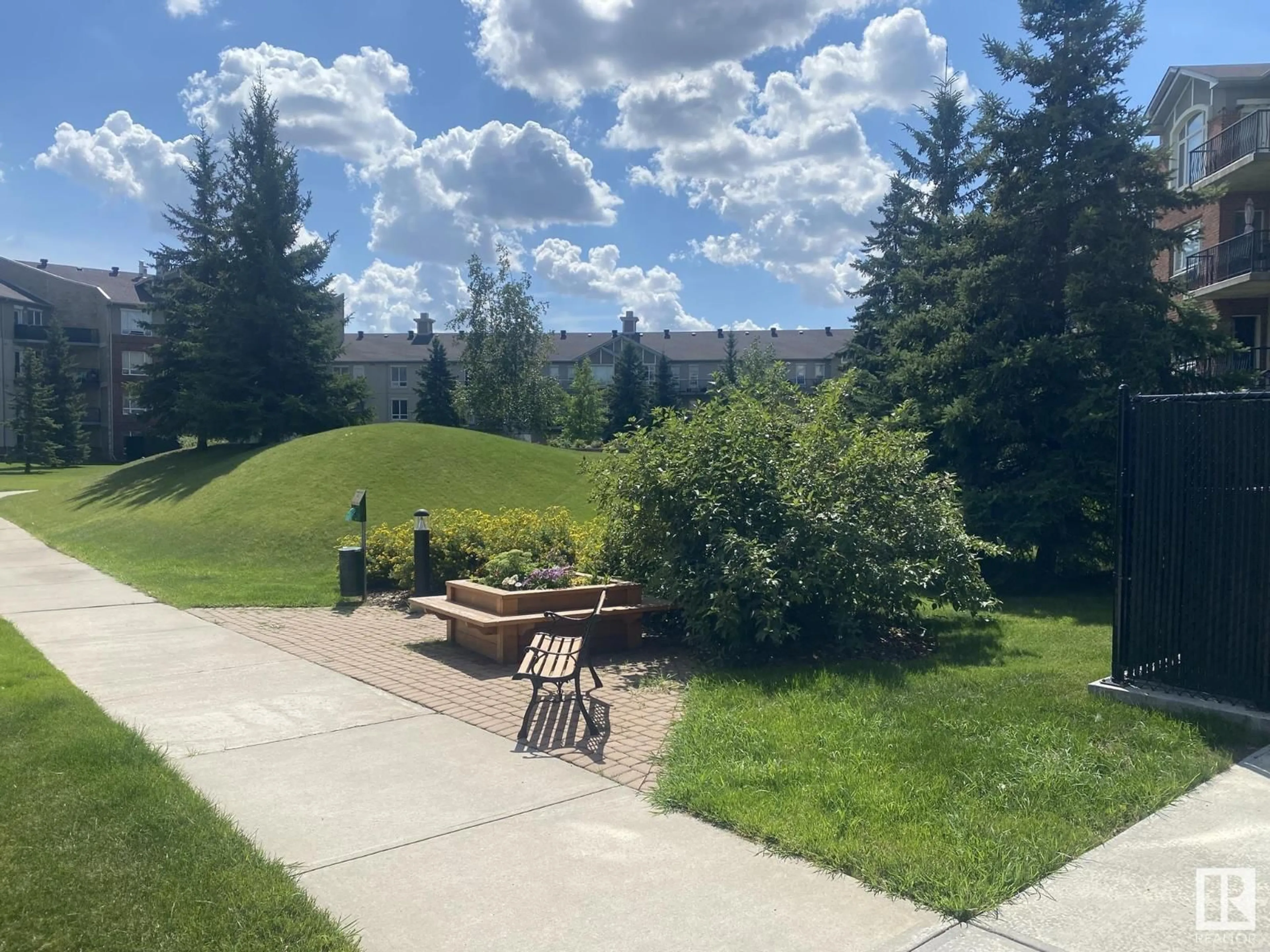 Patio, mountain view for 127 6315 135 AV NW, Edmonton Alberta T5A5J7
