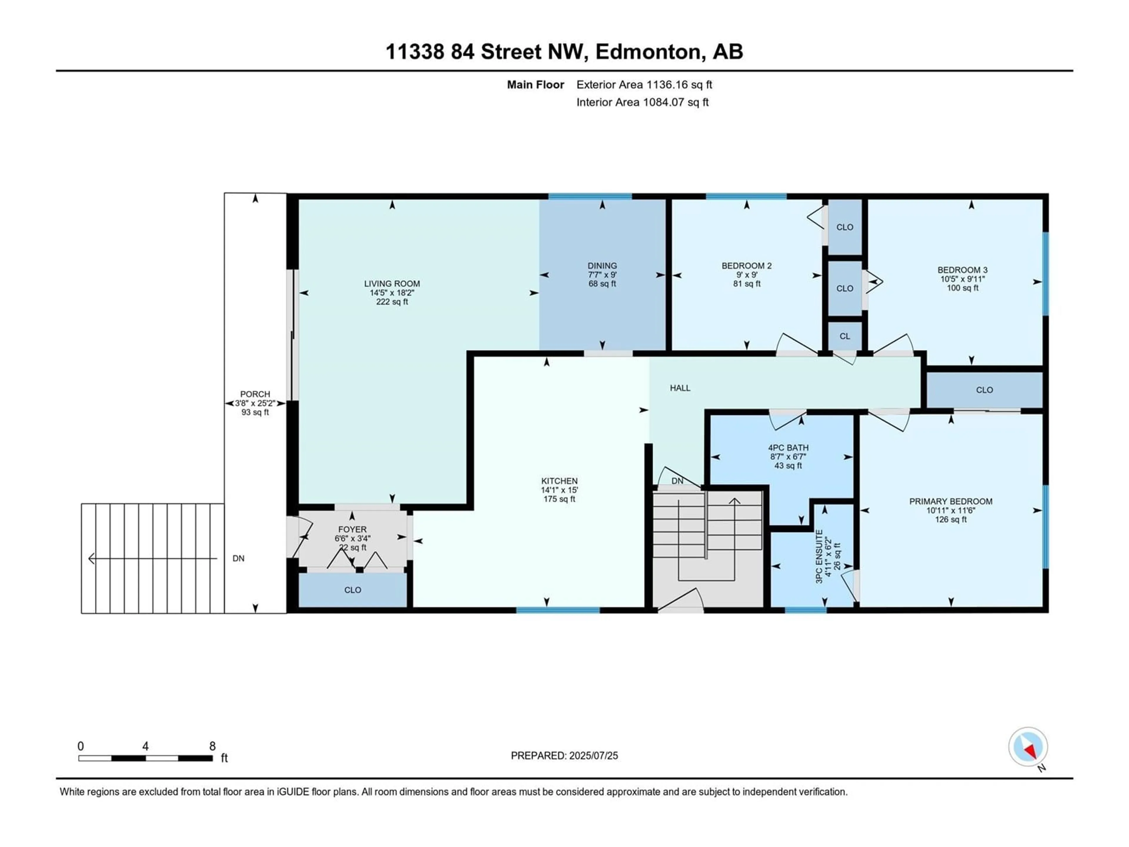 Floor plan for NW - 11338 84 ST, Edmonton Alberta T5B3B2