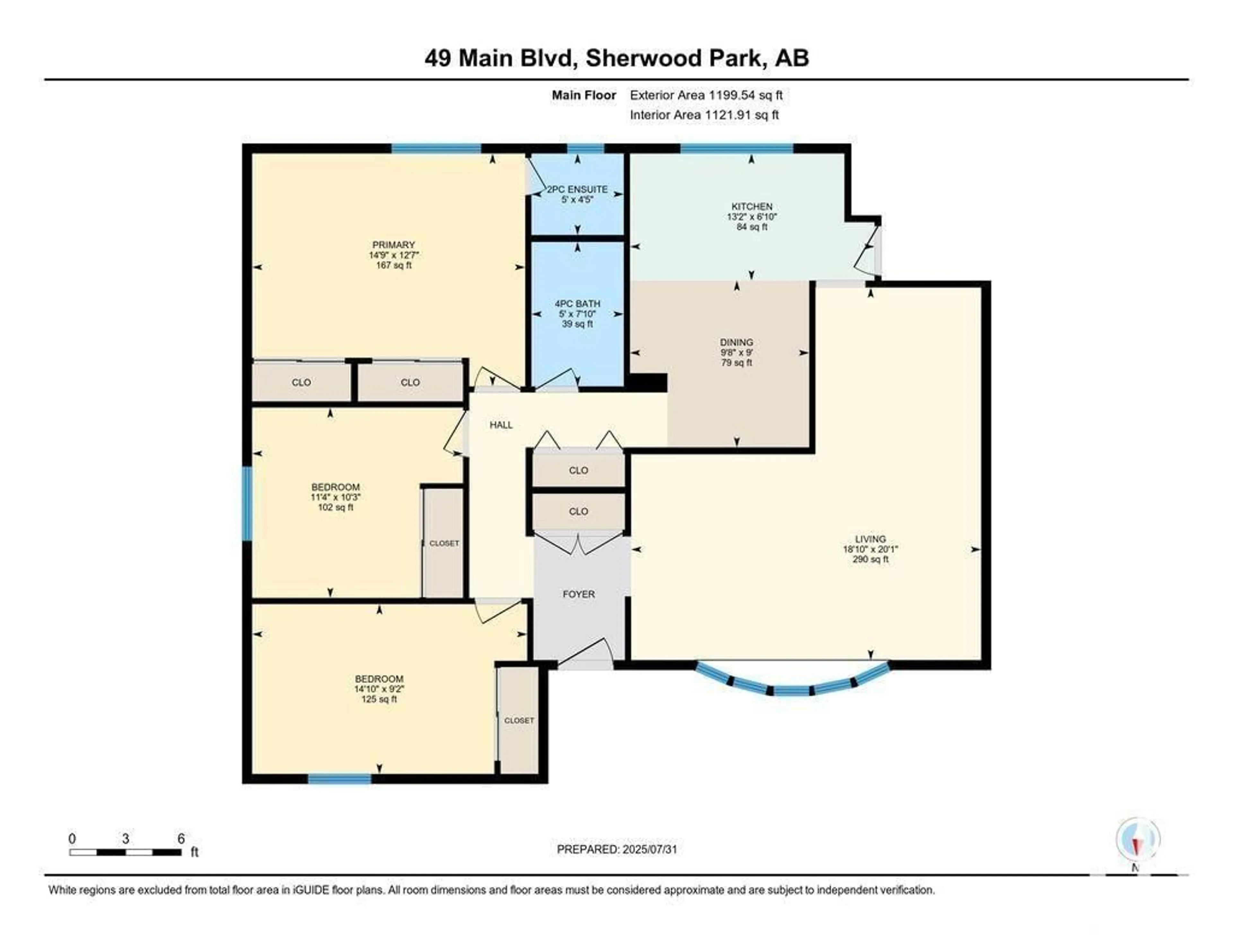 Floor plan for 49 MAIN BV, Sherwood Park Alberta T8A3N3