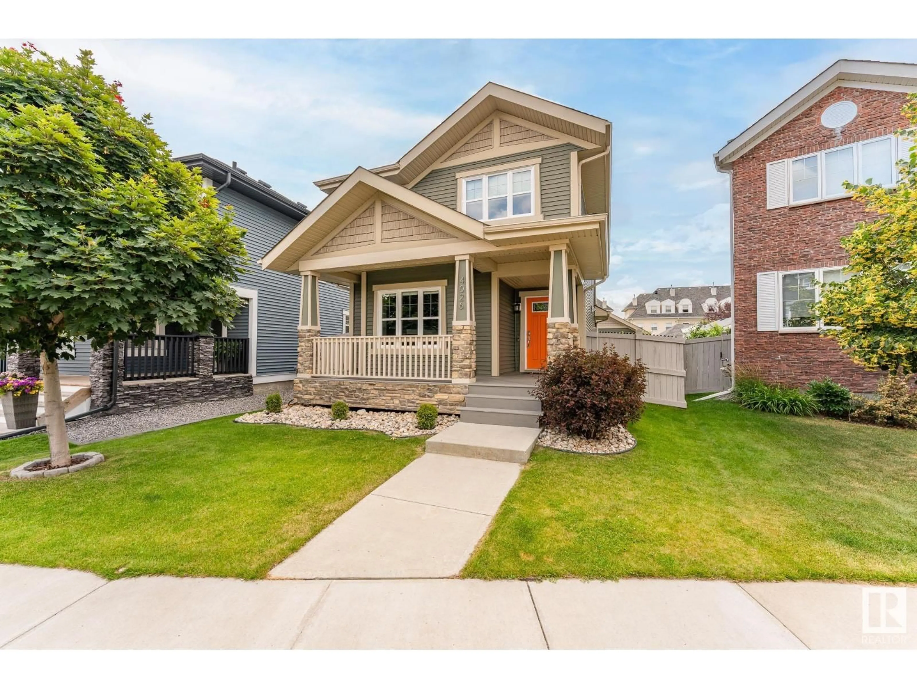 Home with brick exterior material, street for 4026 MORRISON WY, Edmonton Alberta T5E6S7
