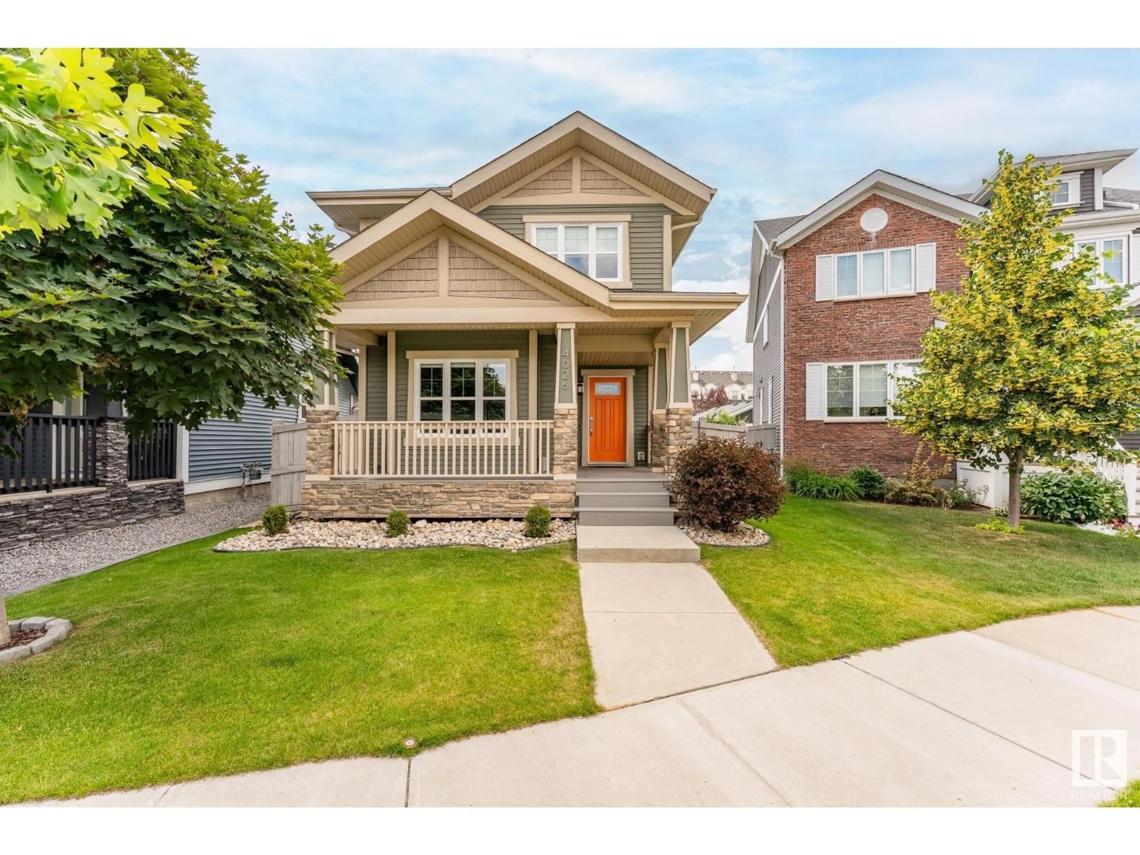 Home with brick exterior material, street for 4026 MORRISON WY, Edmonton Alberta T5E6S7