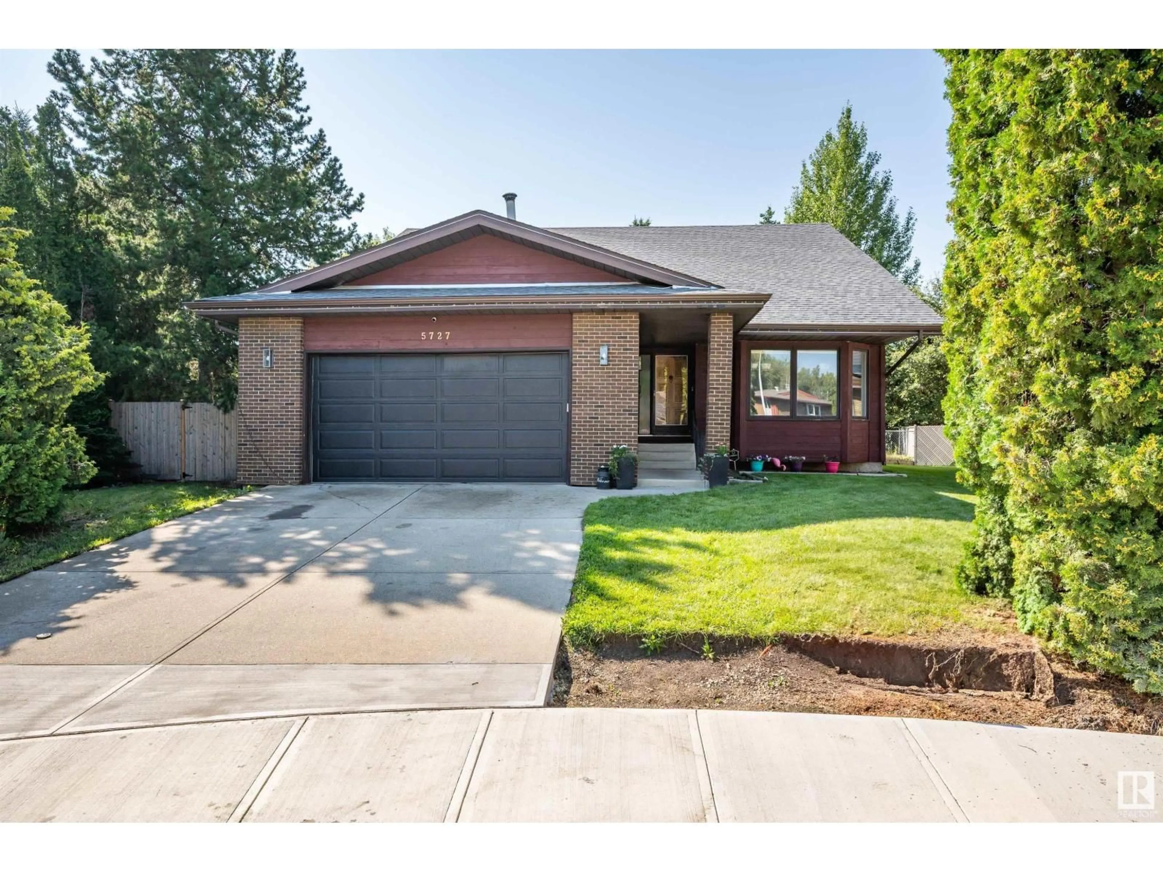 Home with brick exterior material, street for 5727 172 ST, Edmonton Alberta T6M1A4