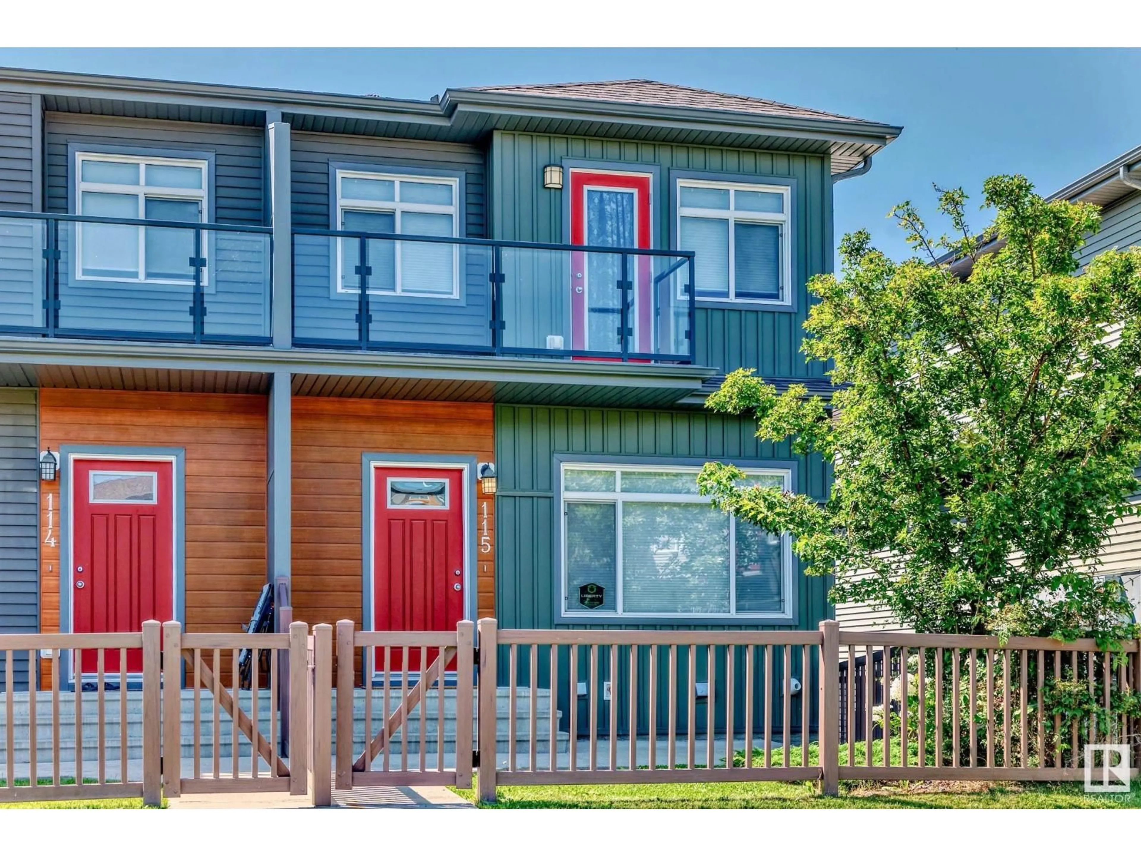 Home with vinyl exterior material, street for #115 - 7503 GETTY GA, Edmonton Alberta T5T4S8