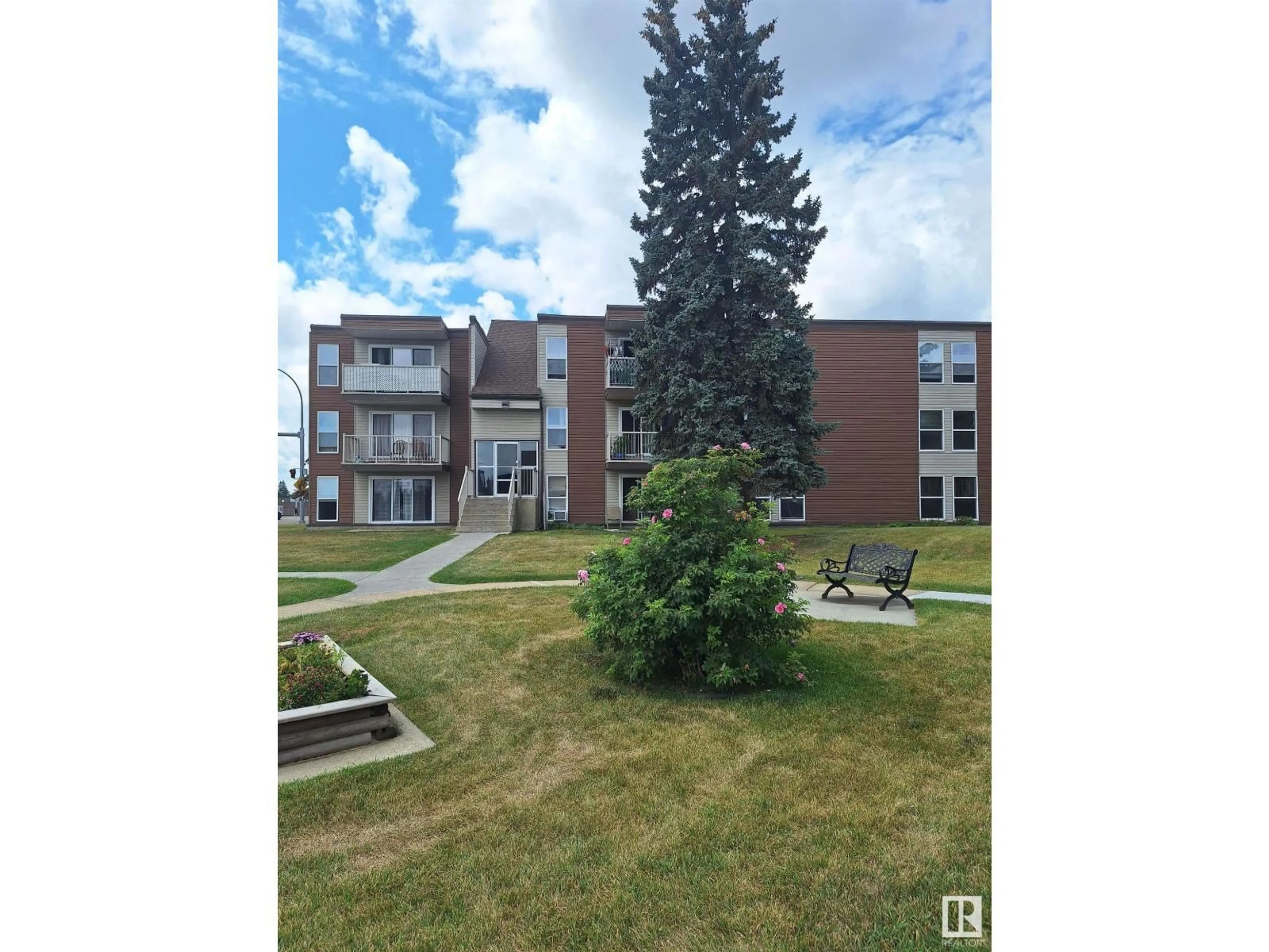A pic from outside/outdoor area/front of a property/back of a property/a pic from drone, unknown for #301 - 7220 144 AV, Edmonton Alberta T5C3E4