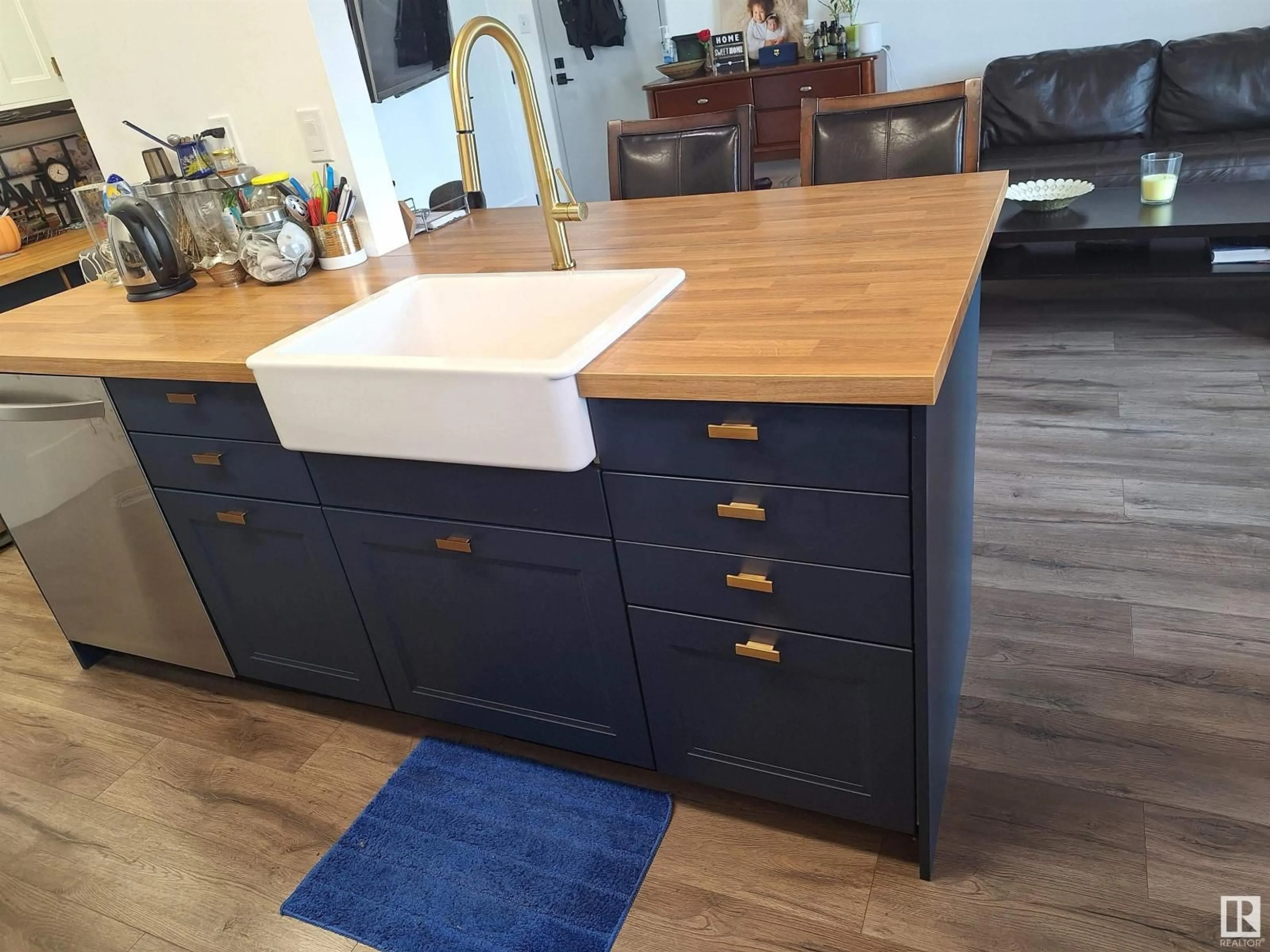 Contemporary kitchen, wood/laminate floor for #301 - 7220 144 AV, Edmonton Alberta T5C3E4