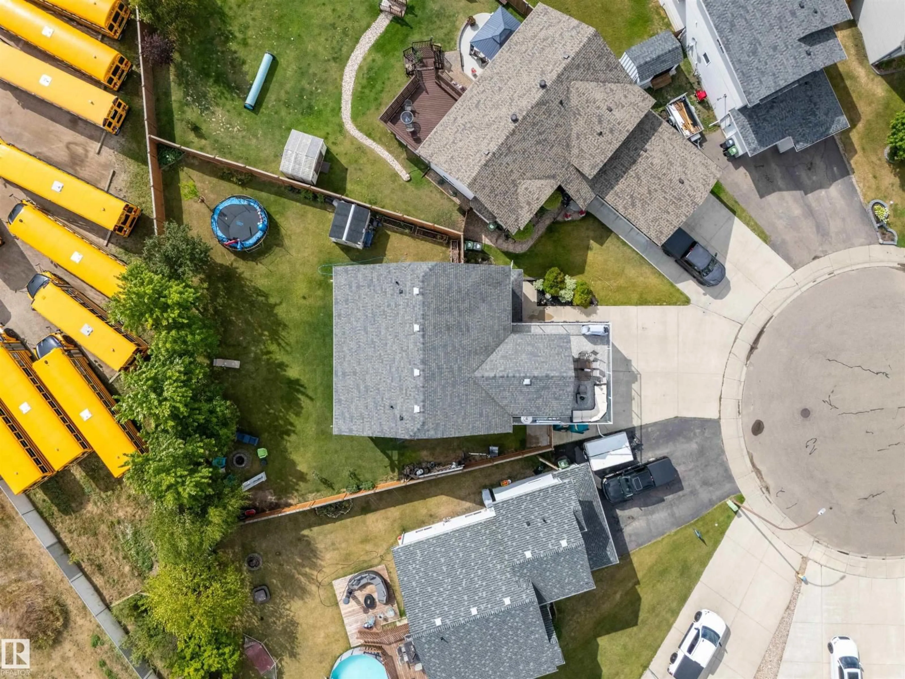 A pic from outside/outdoor area/front of a property/back of a property/a pic from drone, street for 711 GROUSE CL, Cold Lake Alberta T9M0A5
