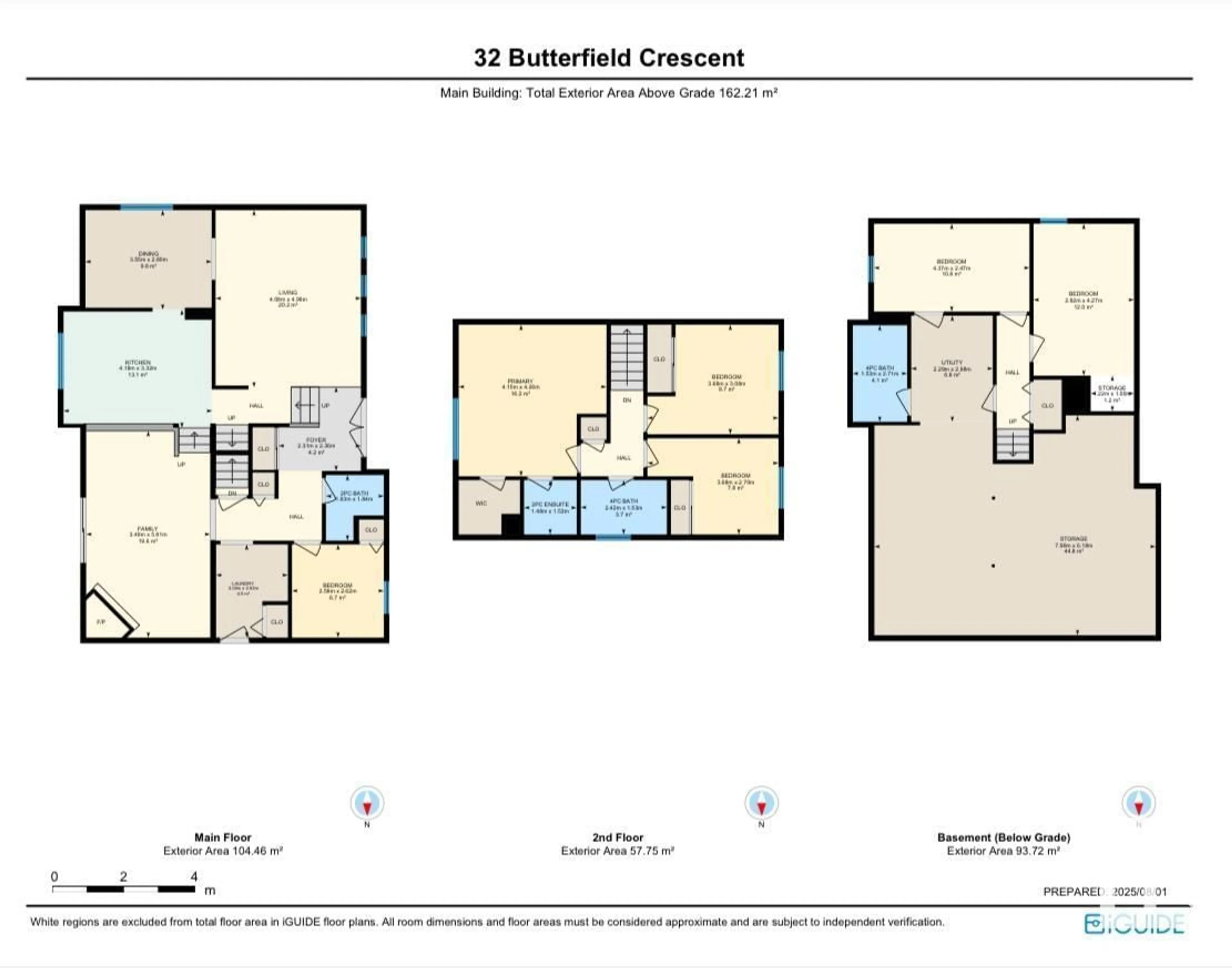 Floor plan for 32 BUTTERFIELD CR, St. Albert Alberta T8N2W7