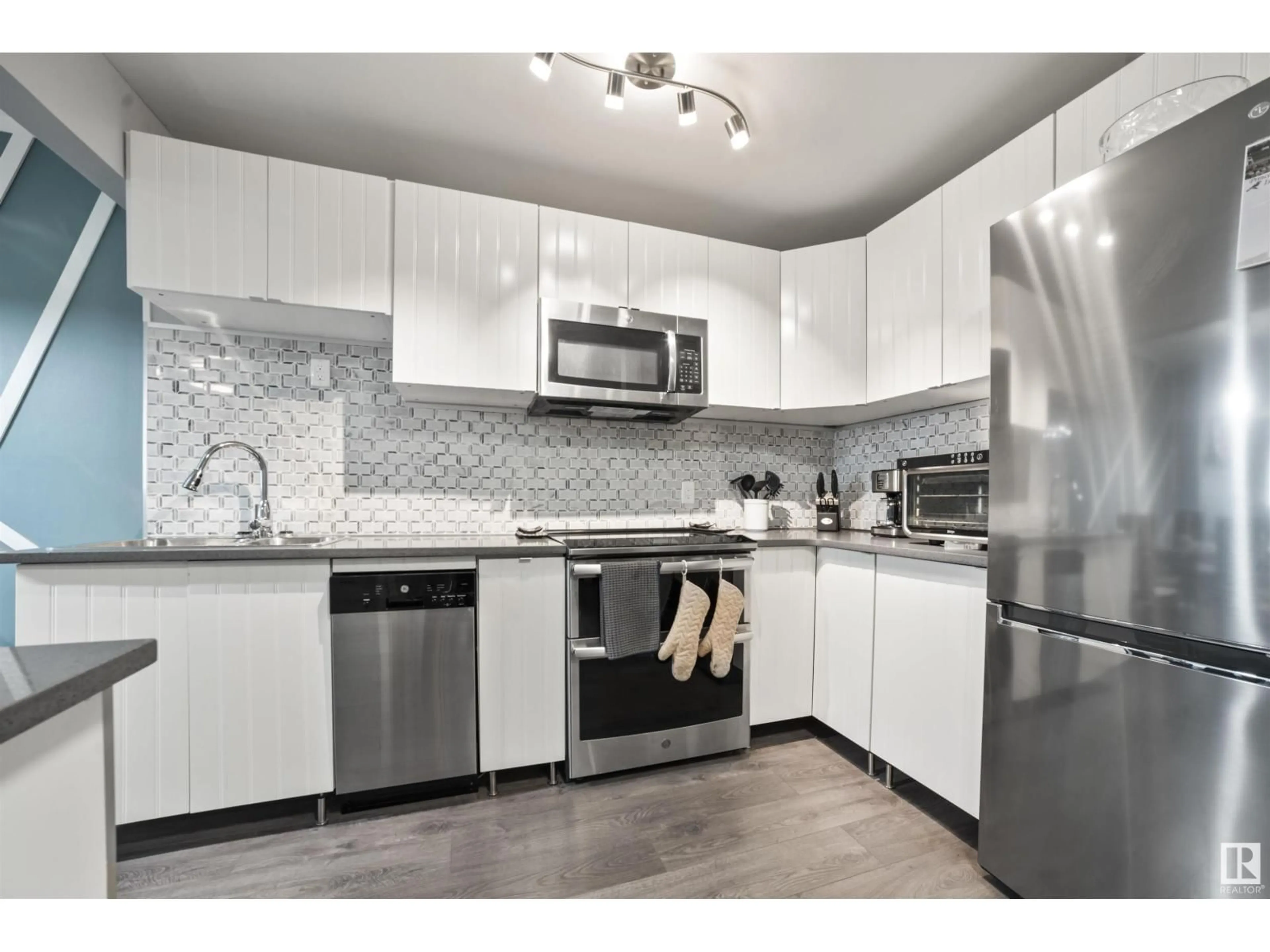 Standard kitchen, ceramic/tile floor for #106 - 14908 26 ST, Edmonton Alberta T5Y2G4