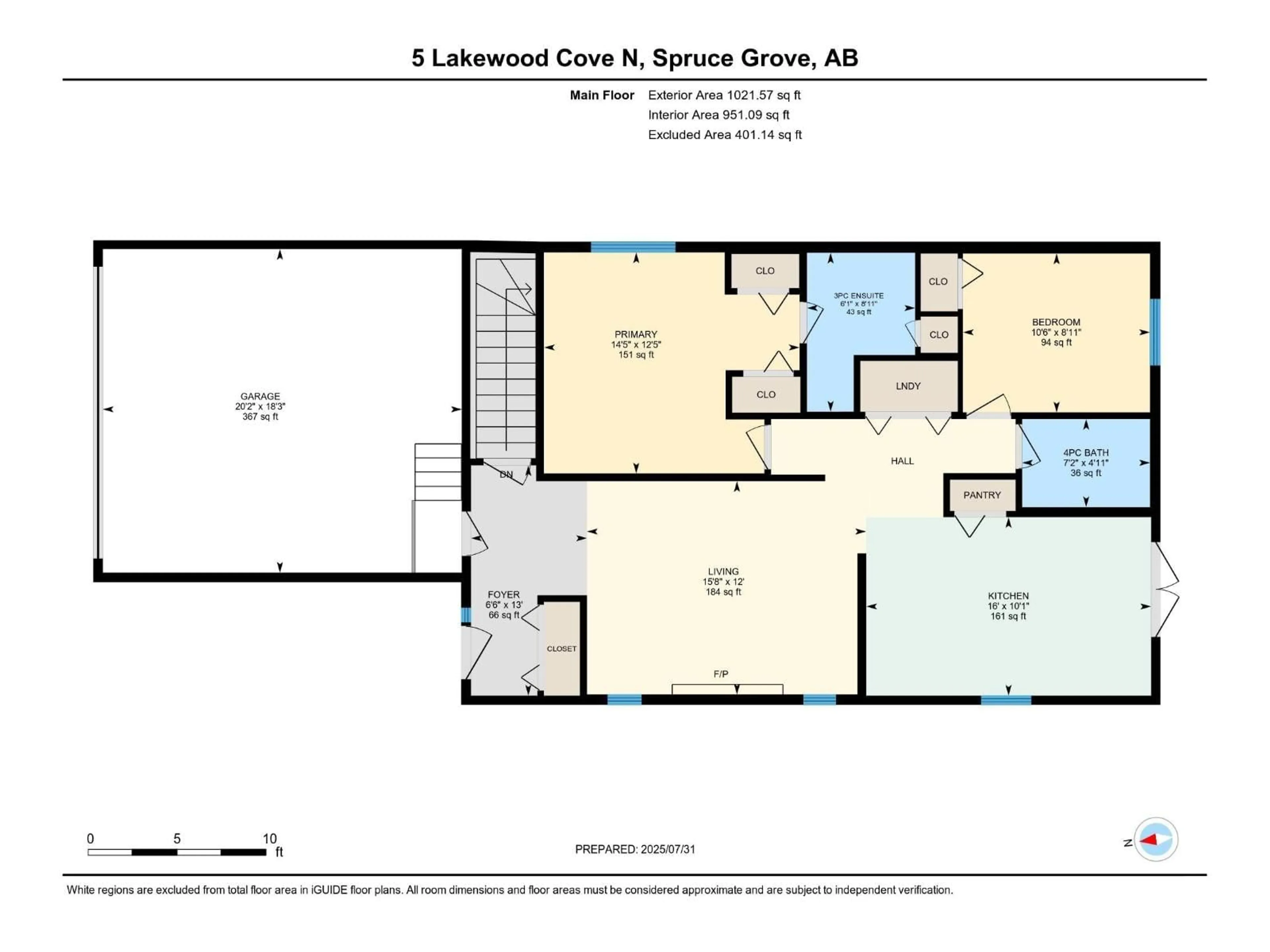 Floor plan for 5 LAKEWOOD CV, Spruce Grove Alberta T7X4B4
