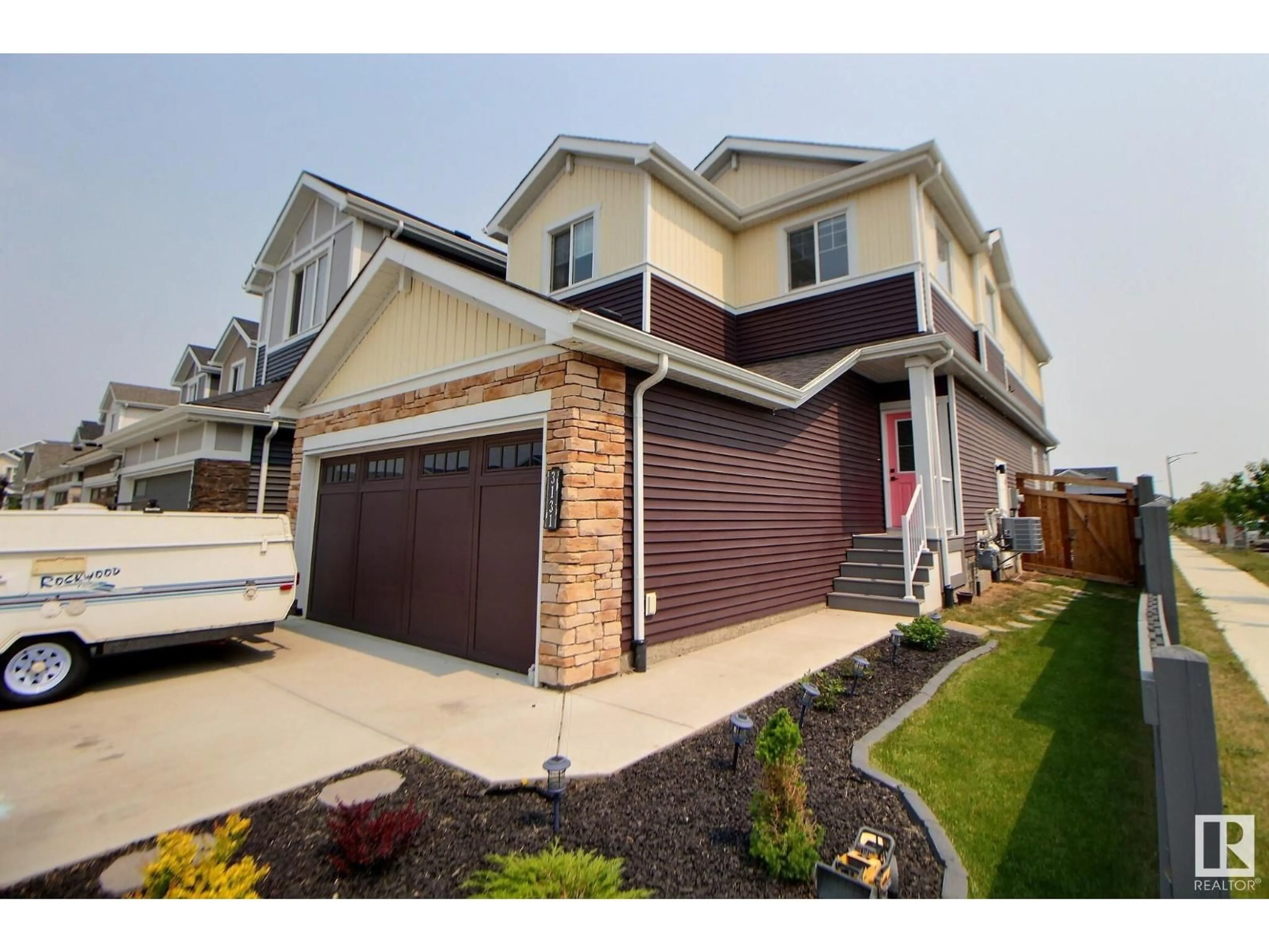 Home with brick exterior material, street for 3131 169 ST, Edmonton Alberta T6W5A4