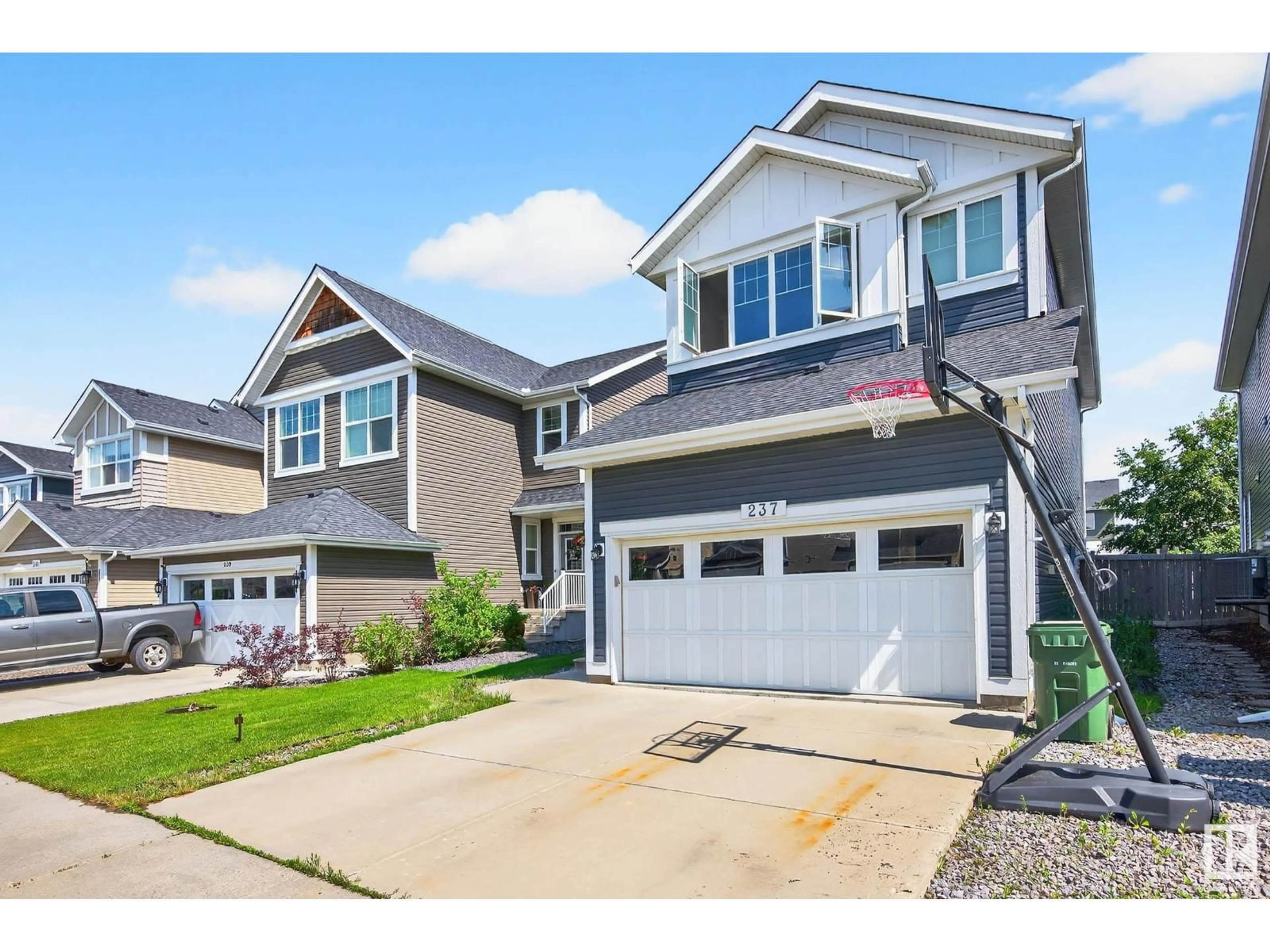 Home with vinyl exterior material, street for 237 SHEPPARD CI, Leduc Alberta T9E0T6