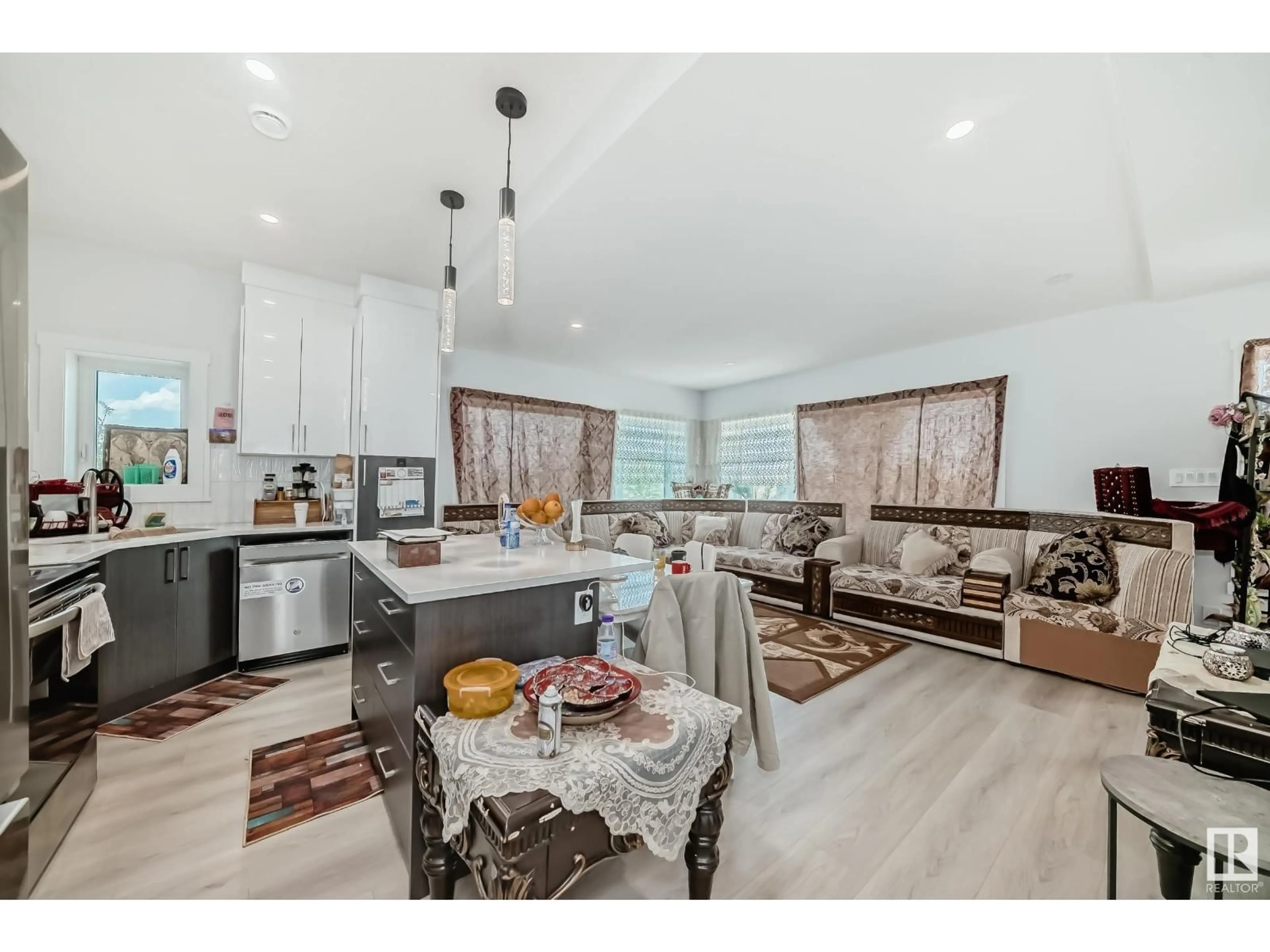Open concept kitchen, unknown for #G - 2740 BLATCHFORD RD, Edmonton Alberta T5G0W6