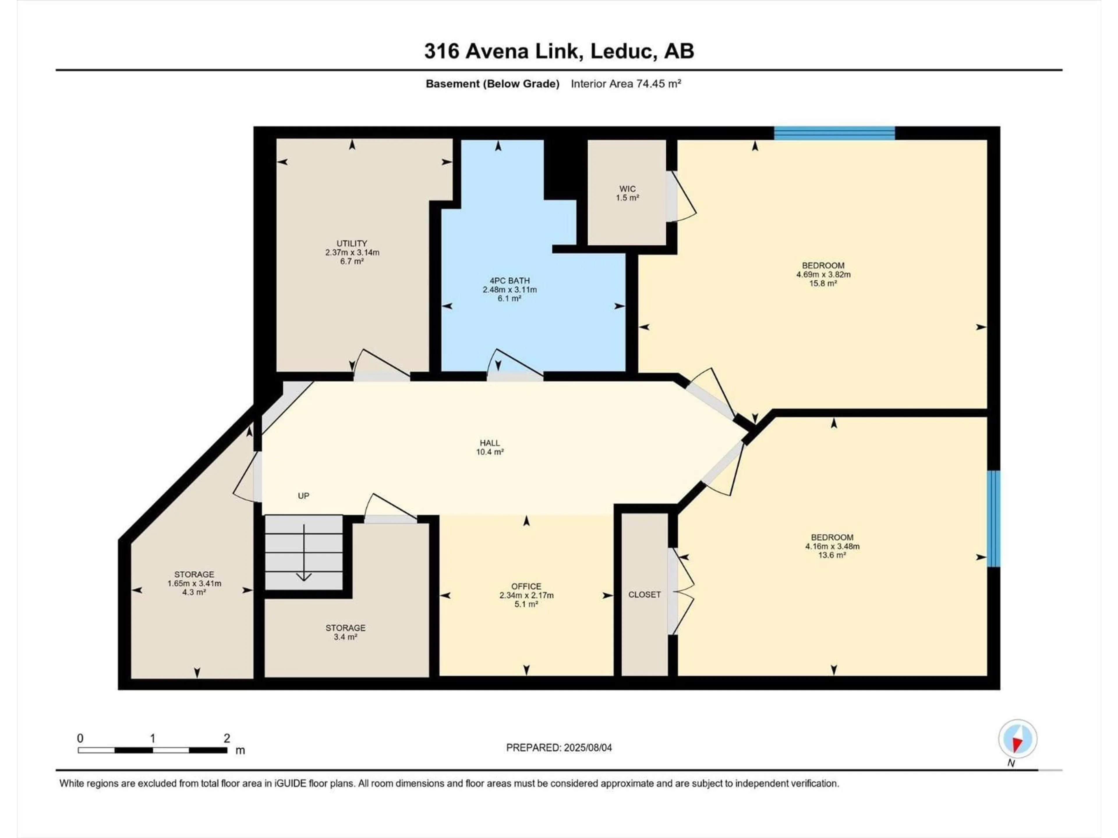 Floor plan for 312 AVENA LI, Leduc Alberta T9E0P2