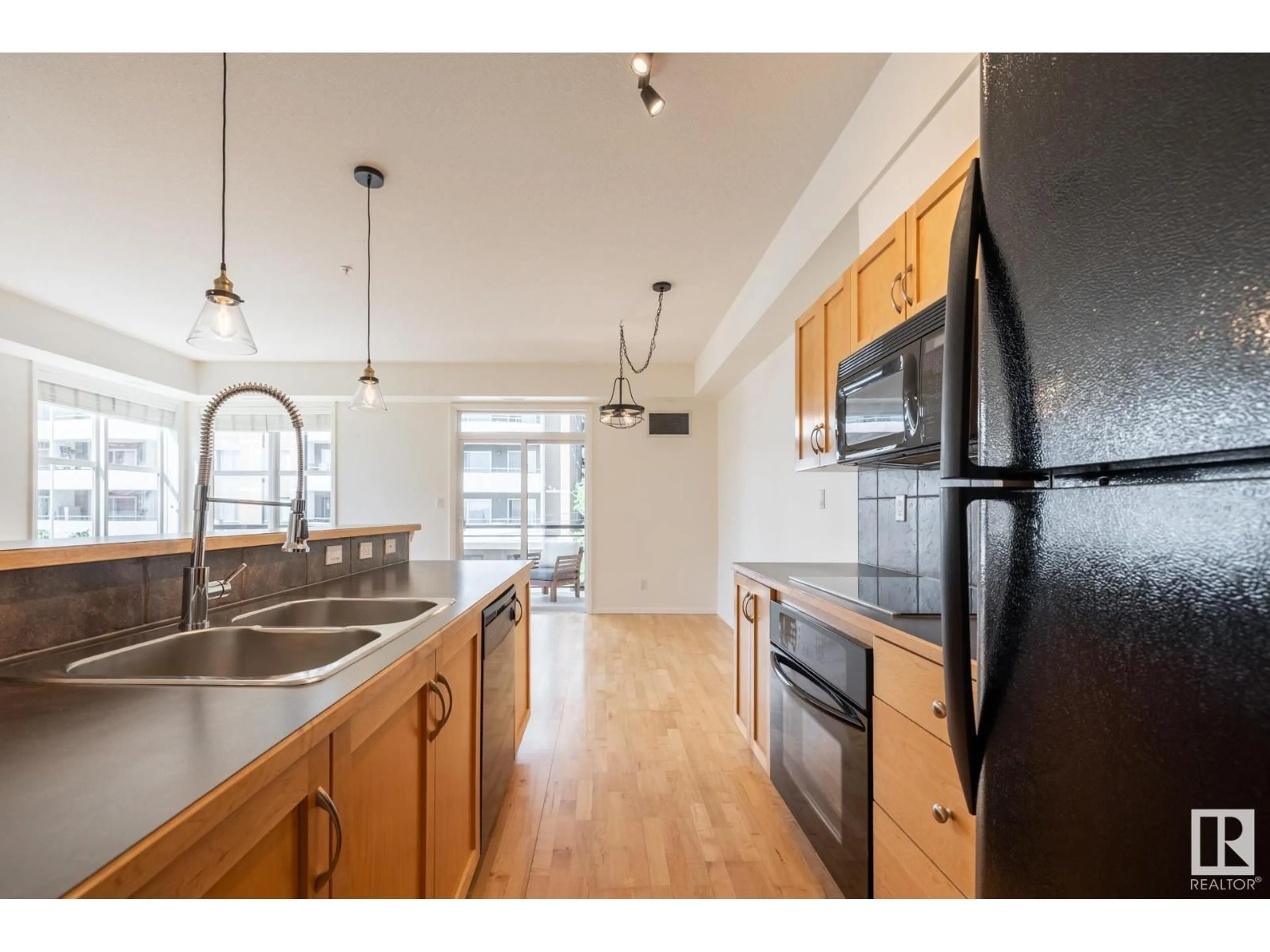 Open concept kitchen, unknown for #409 - 10503 98 AV, Edmonton Alberta T5K0B2