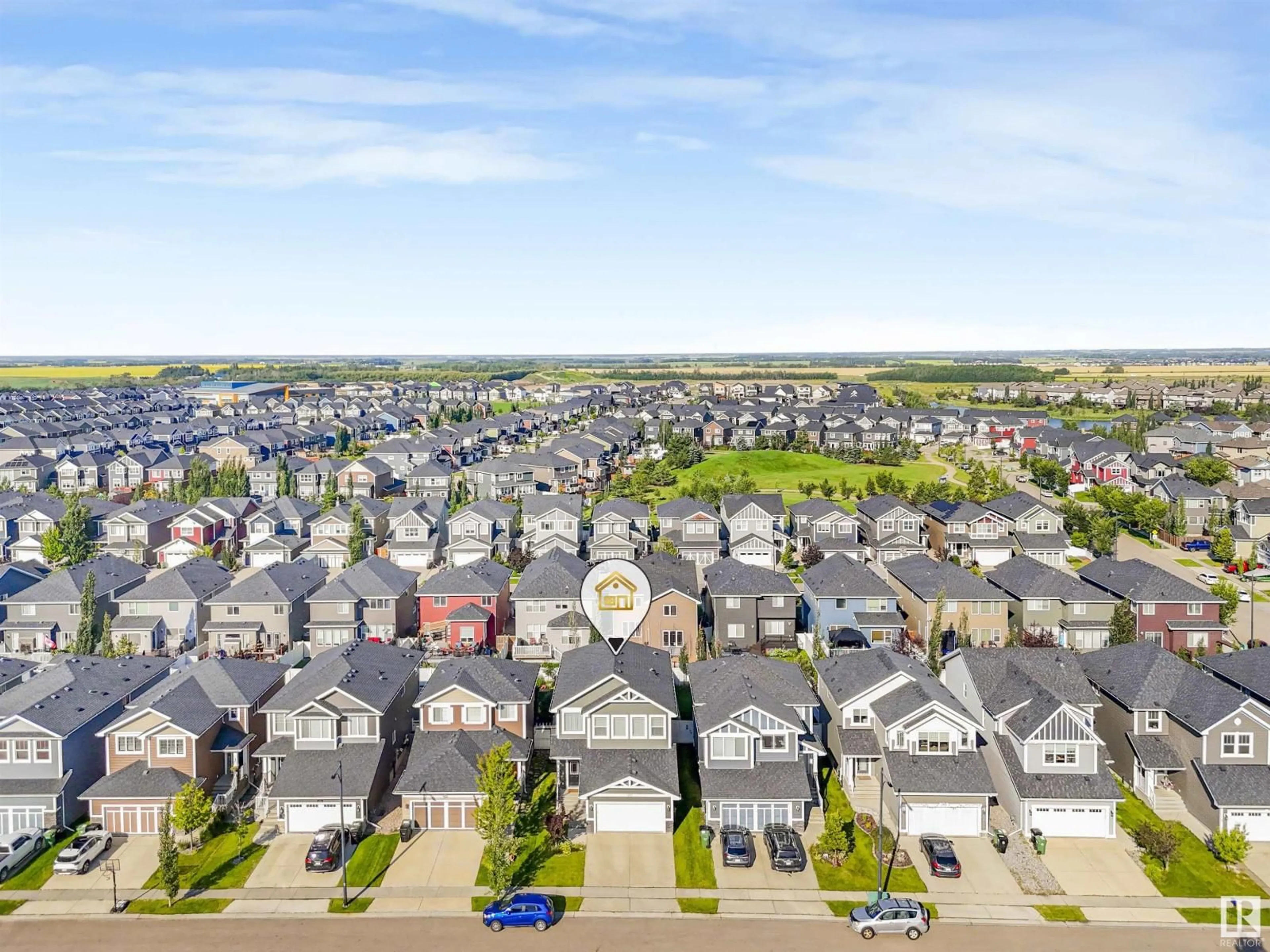 A pic from outside/outdoor area/front of a property/back of a property/a pic from drone, street for 262 SHEPPARD CI, Leduc Alberta T9E0T5