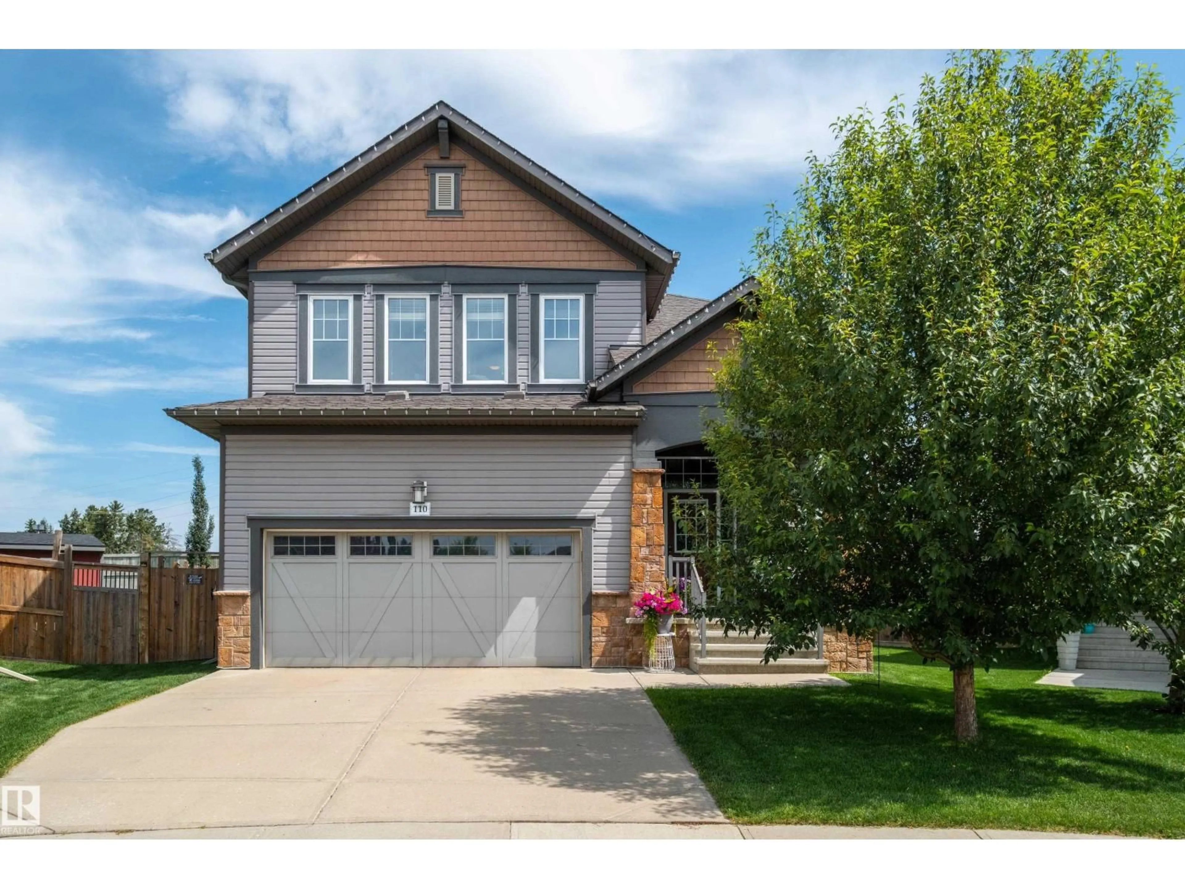 Home with brick exterior material, street for 110 RIDEAU PL, Beaumont Alberta T4X1Z6
