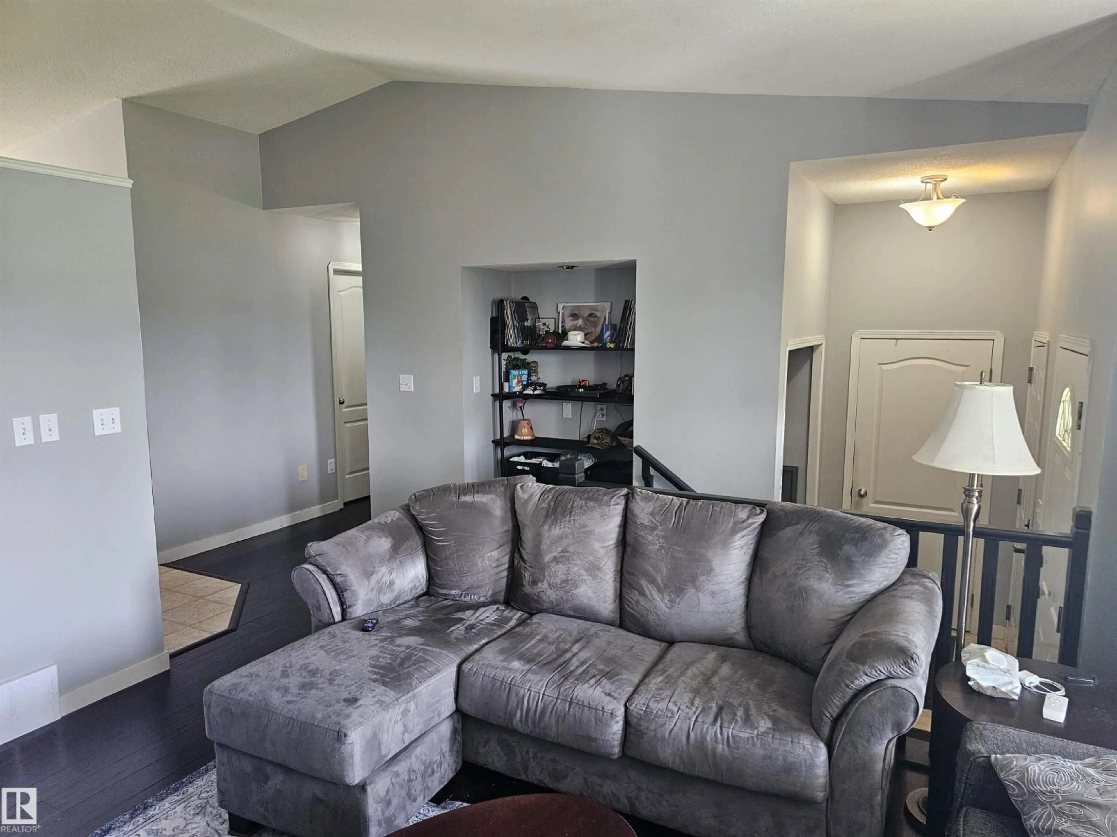 Living room with furniture, unknown for 4506 49 AV, Thorsby Alberta T0C2P0