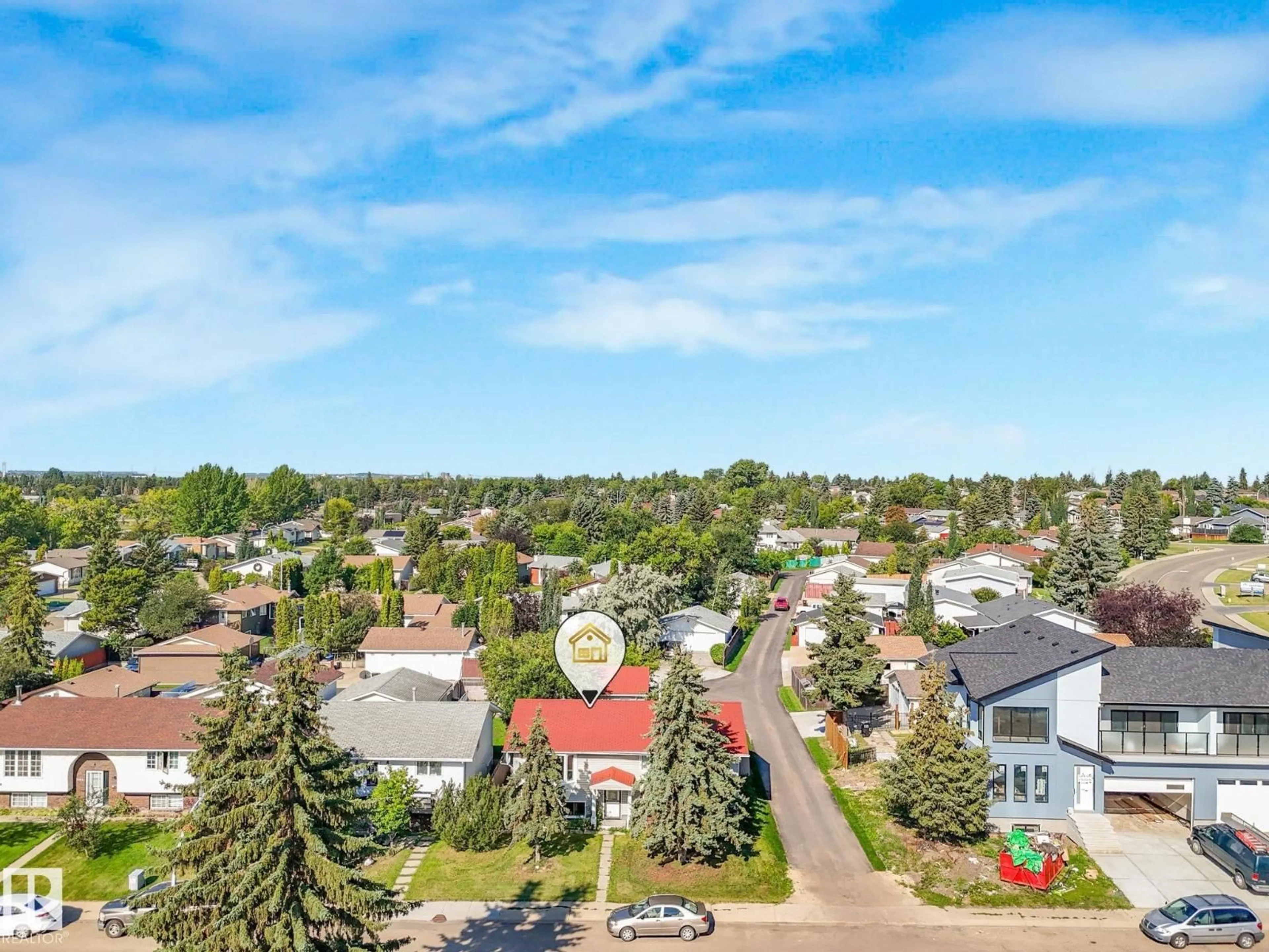 A pic from outside/outdoor area/front of a property/back of a property/a pic from drone, unknown for NW - 3432 60 ST, Edmonton Alberta T6L1E2