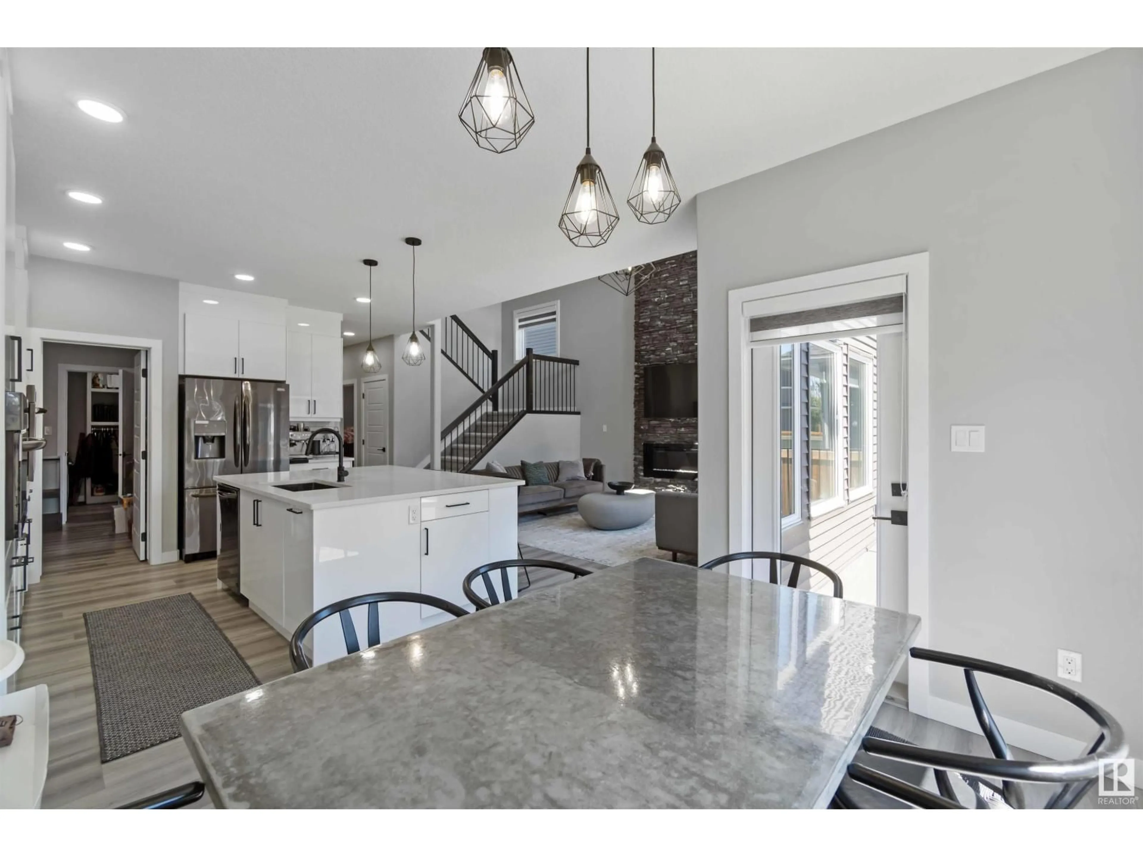 Open concept kitchen, unknown for 1705 ENRIGHT LINK, Edmonton Alberta T6M0Z2